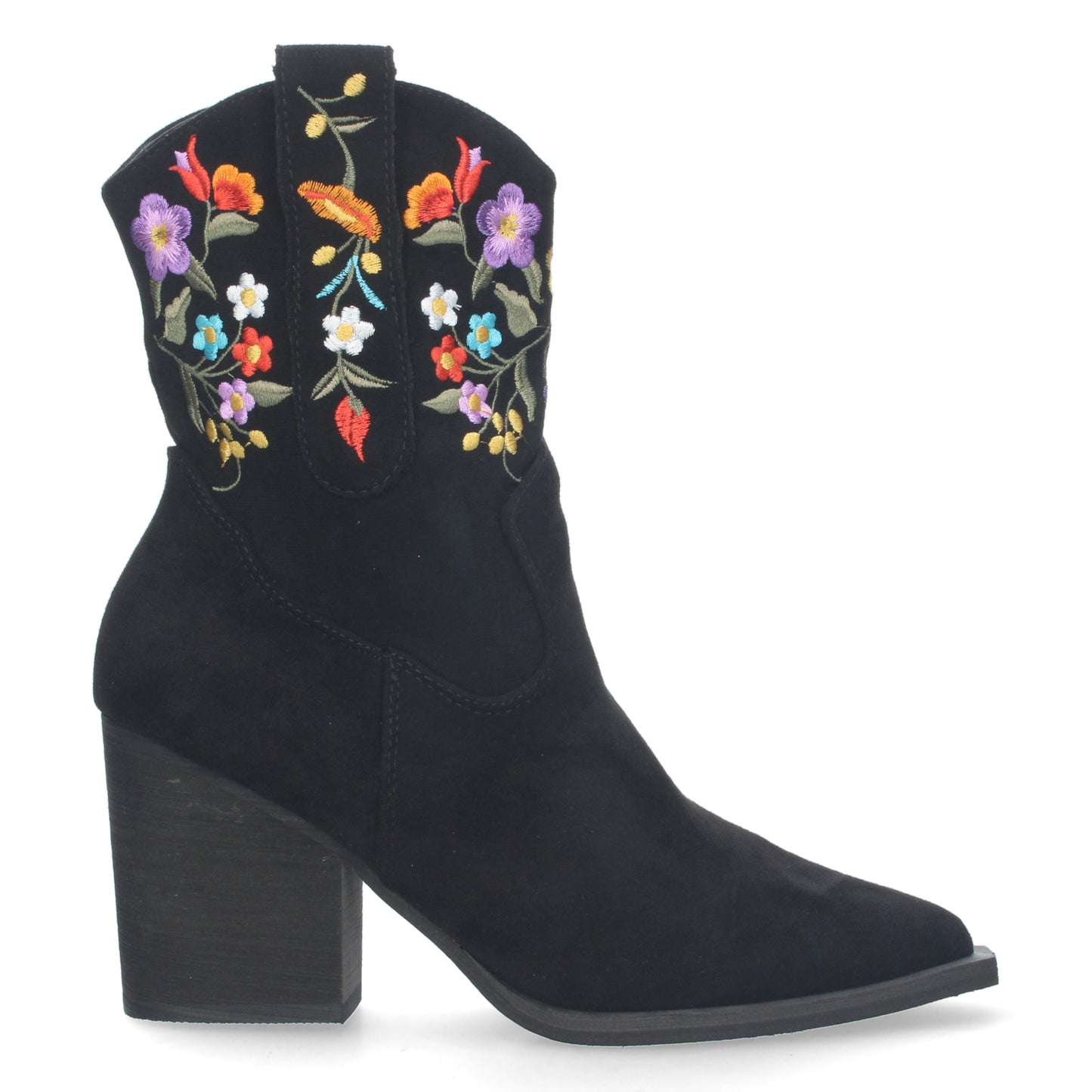 Botin de tacon comodo para mujer con est