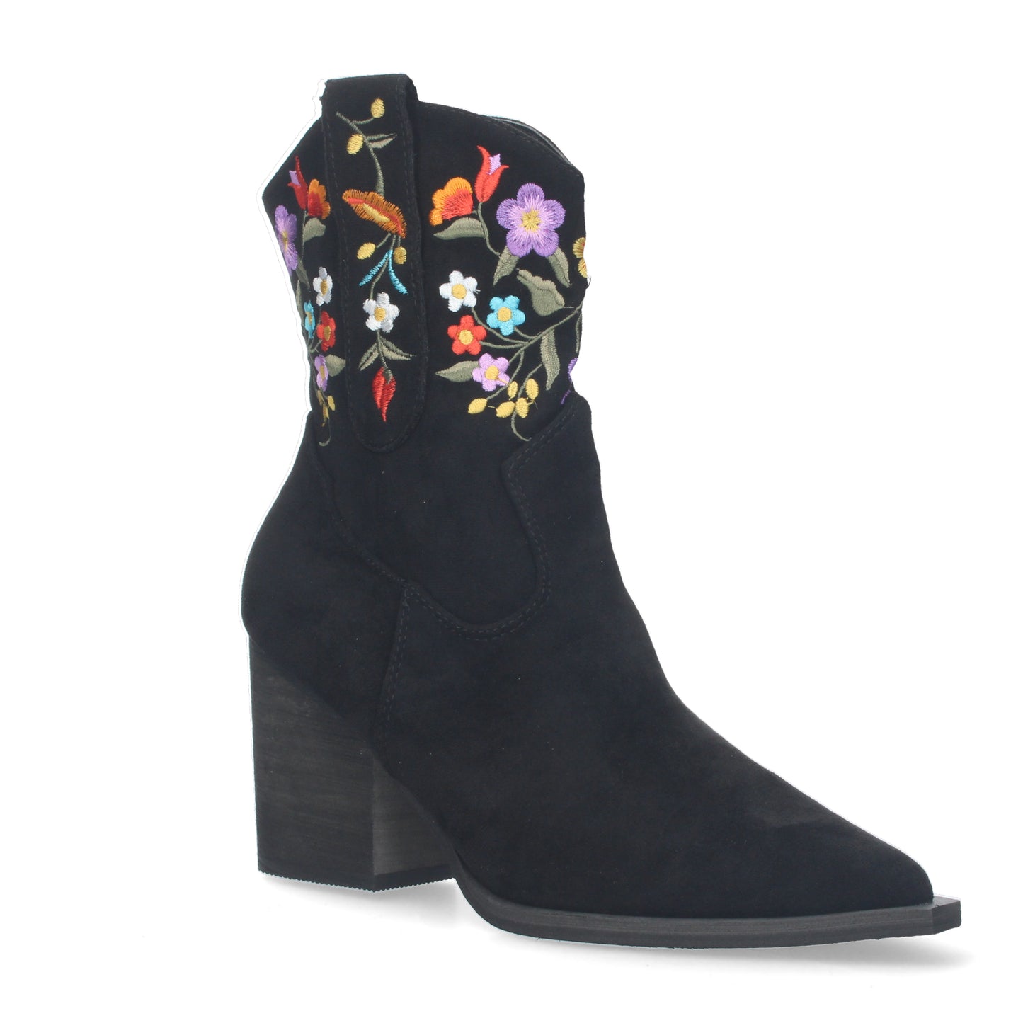Botin de tacon comodo para mujer con est