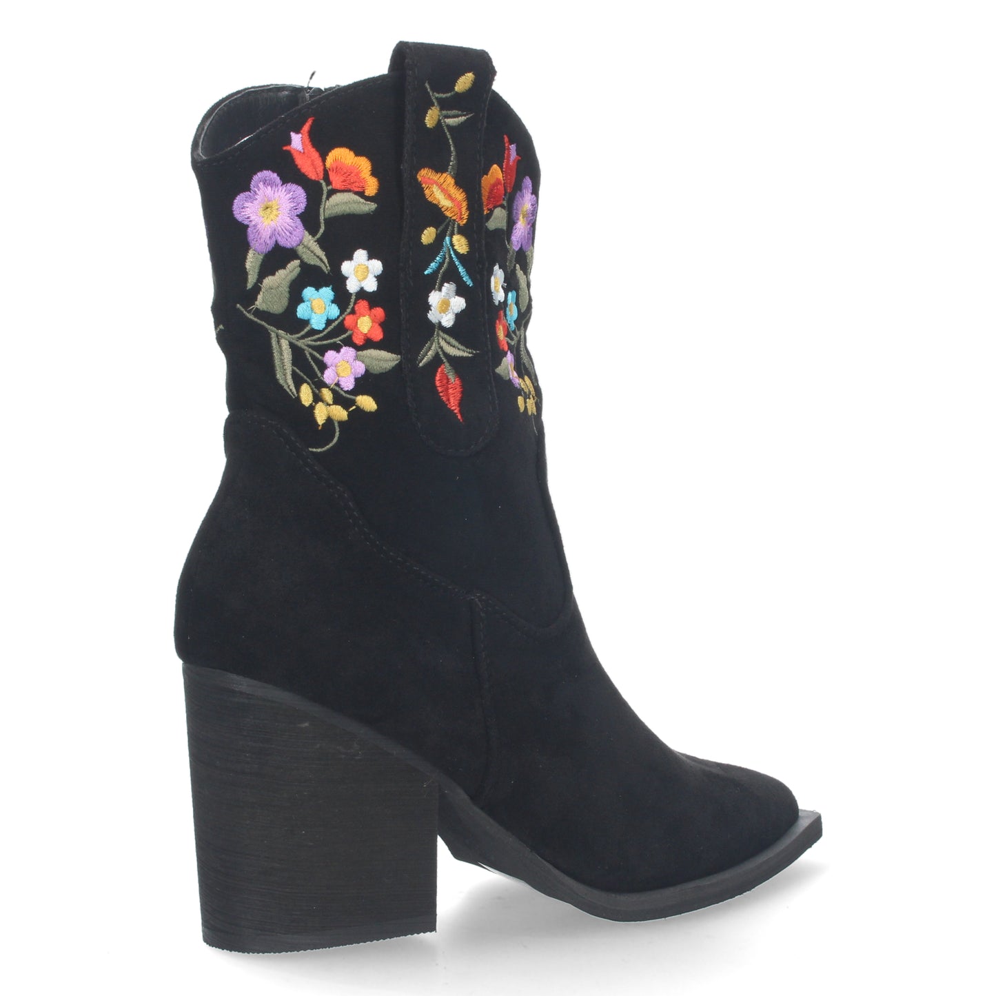 Botin de tacon comodo para mujer con est