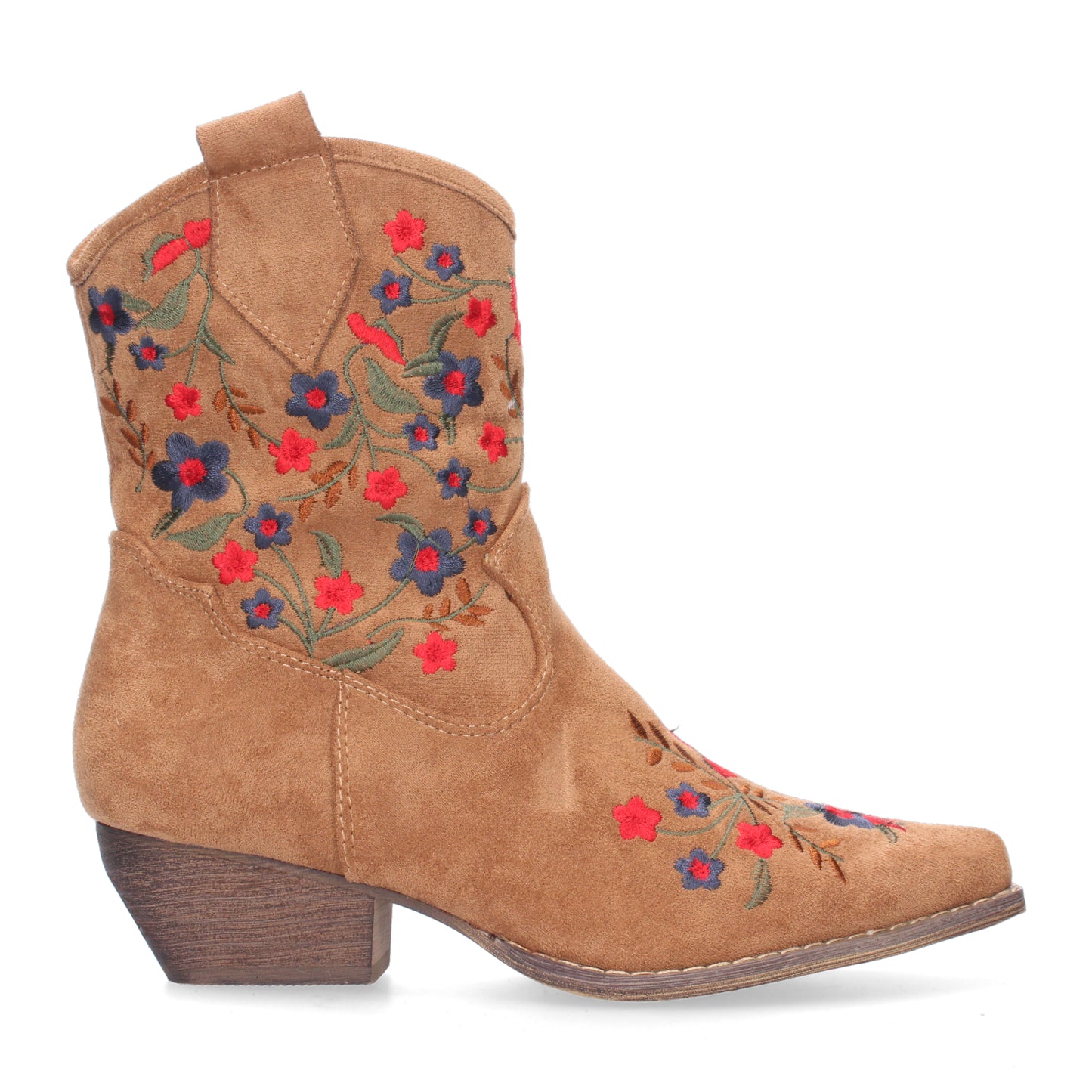 Botin de tacon comodo para mujer con est