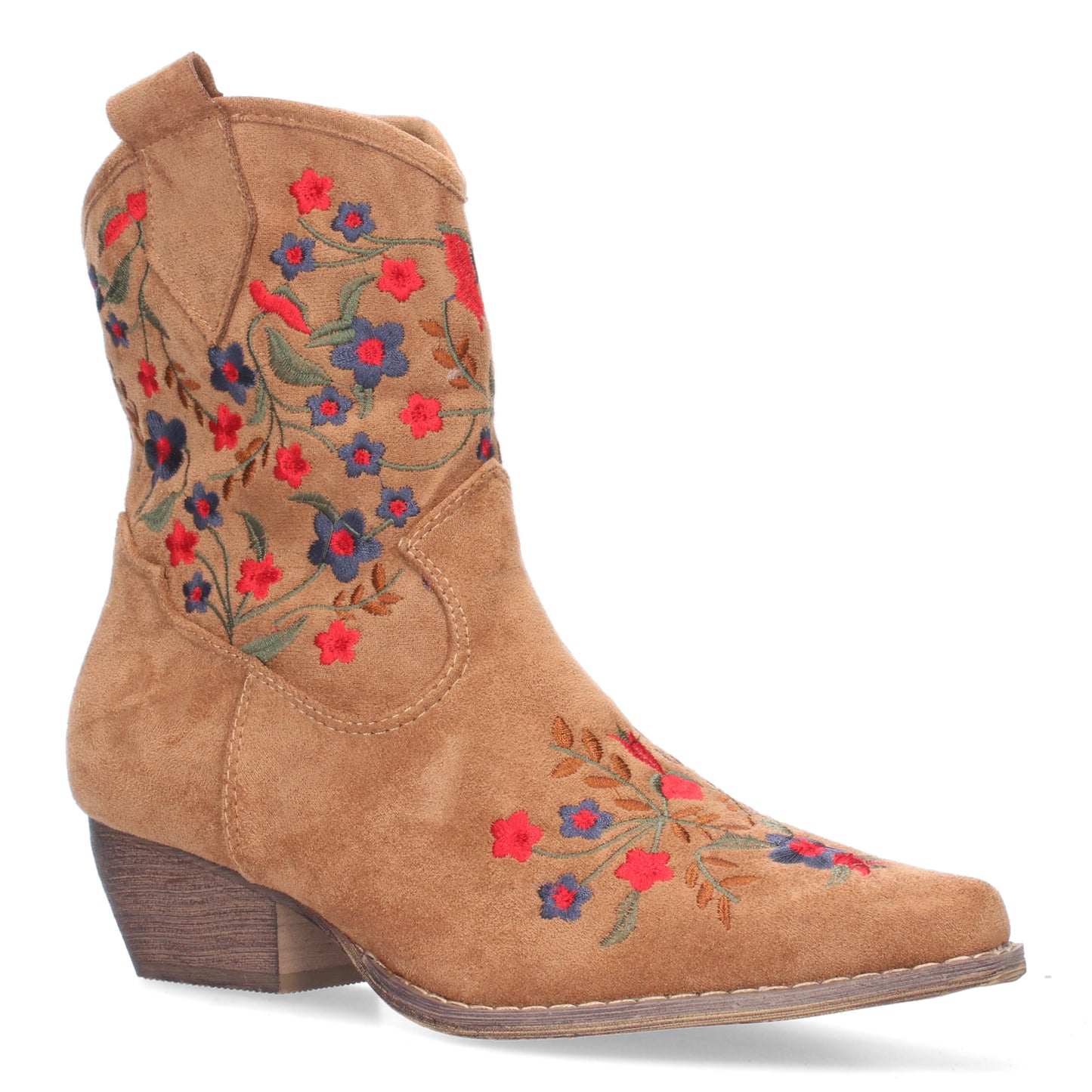 Botin de tacon comodo para mujer con est