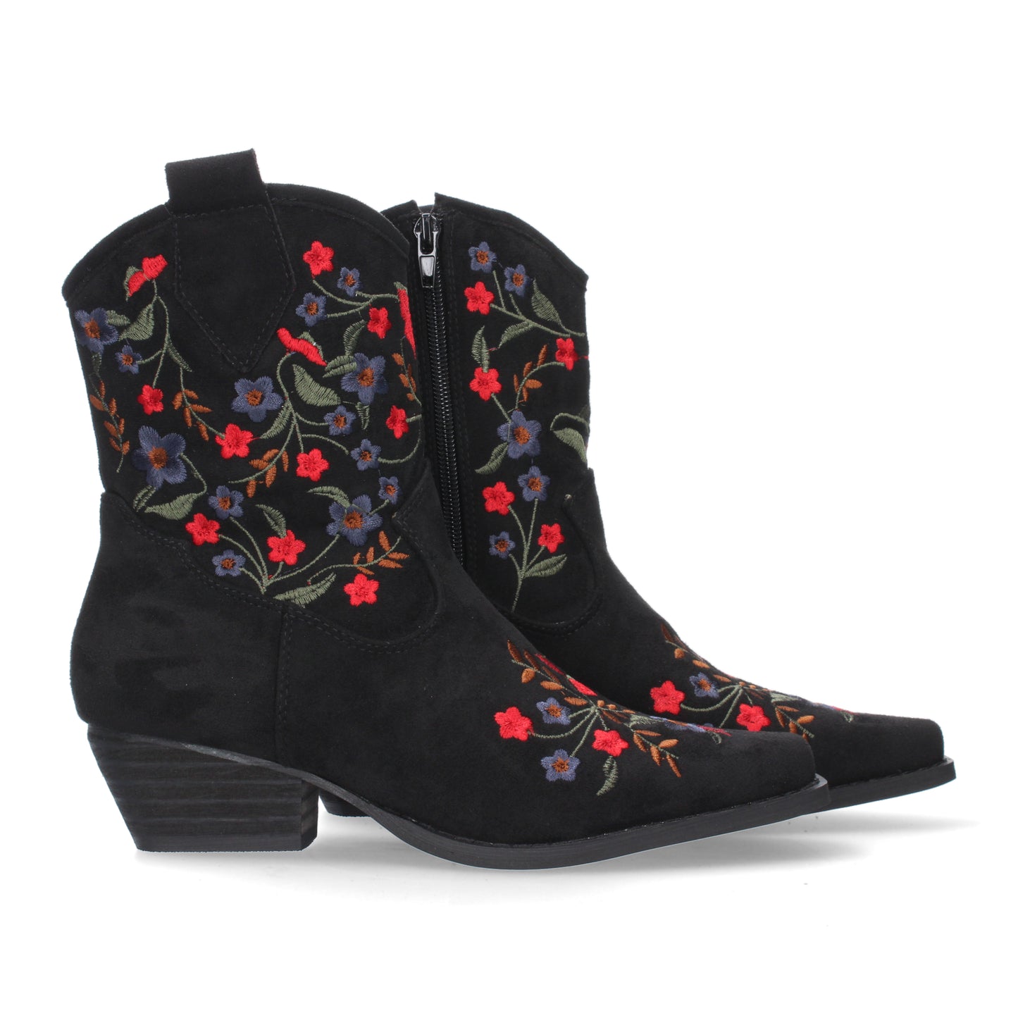 Botin de tacon comodo para mujer con est