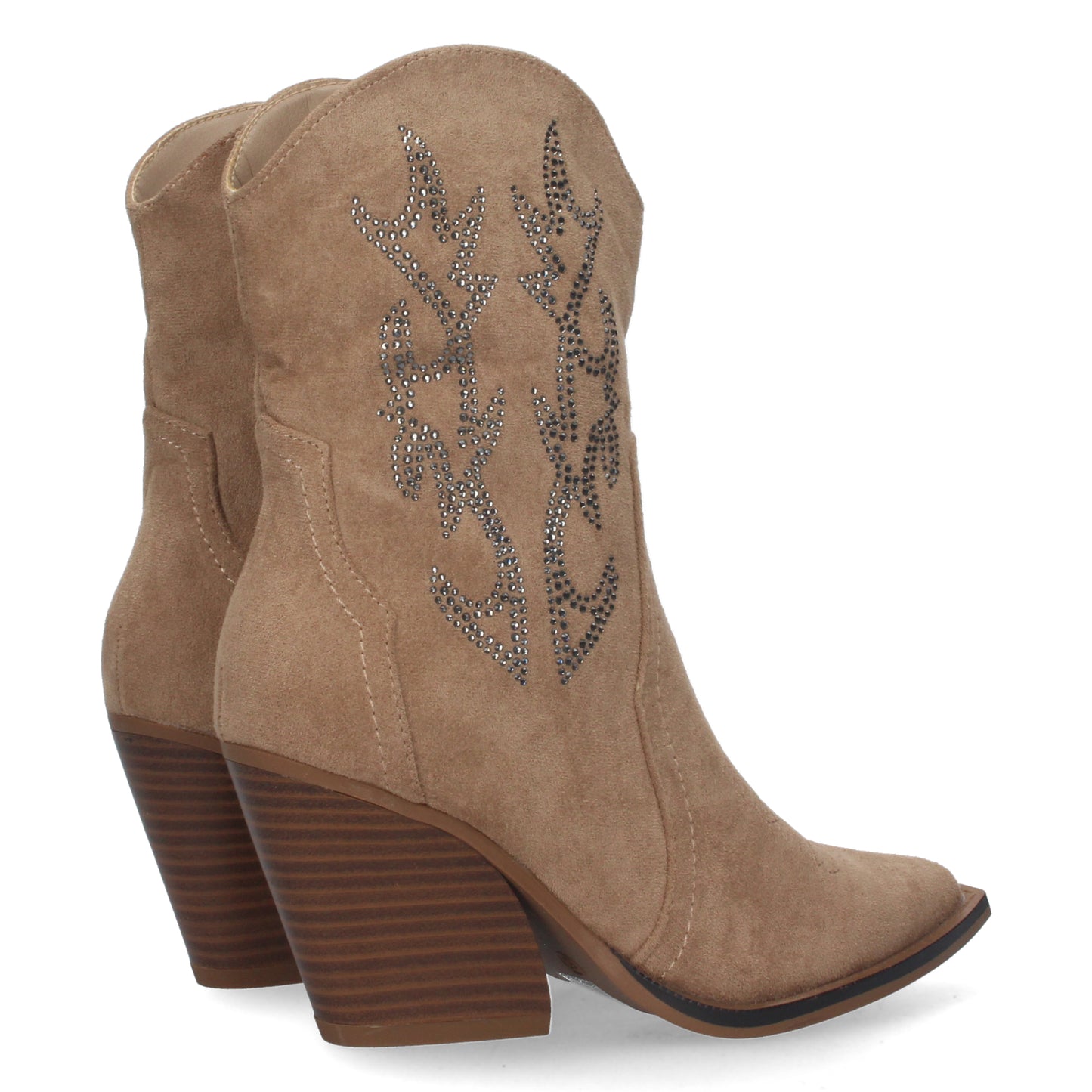 Botin campero con diseño de piedras bril