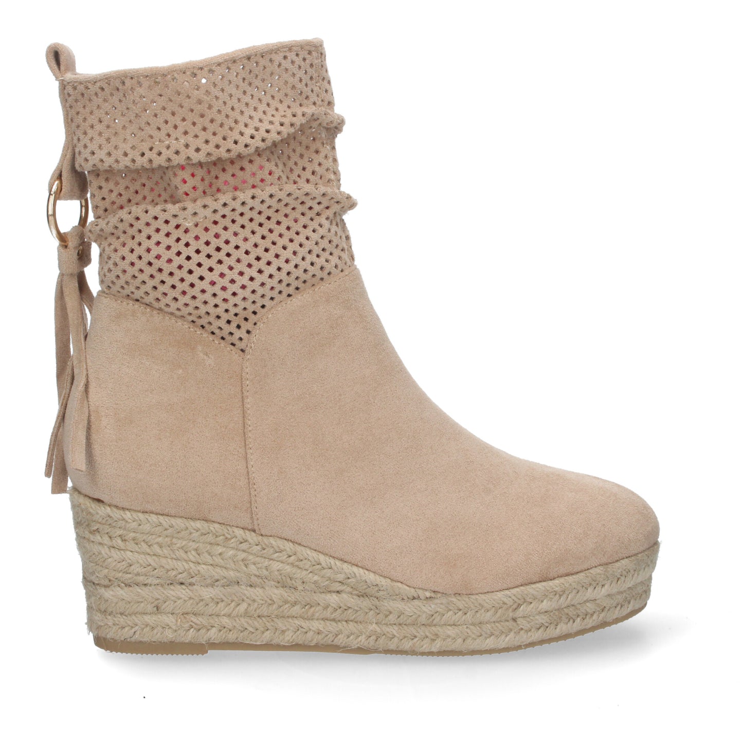 Botines con Cuña de Yute para Mujer. C�m