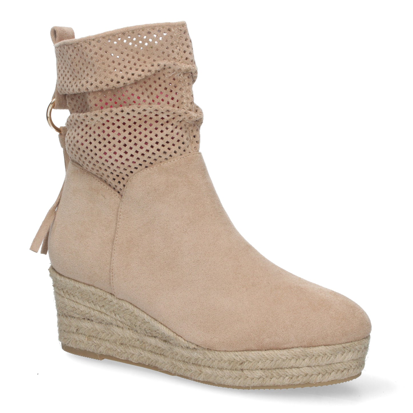 Botines con Cuña de Yute para Mujer. C�m