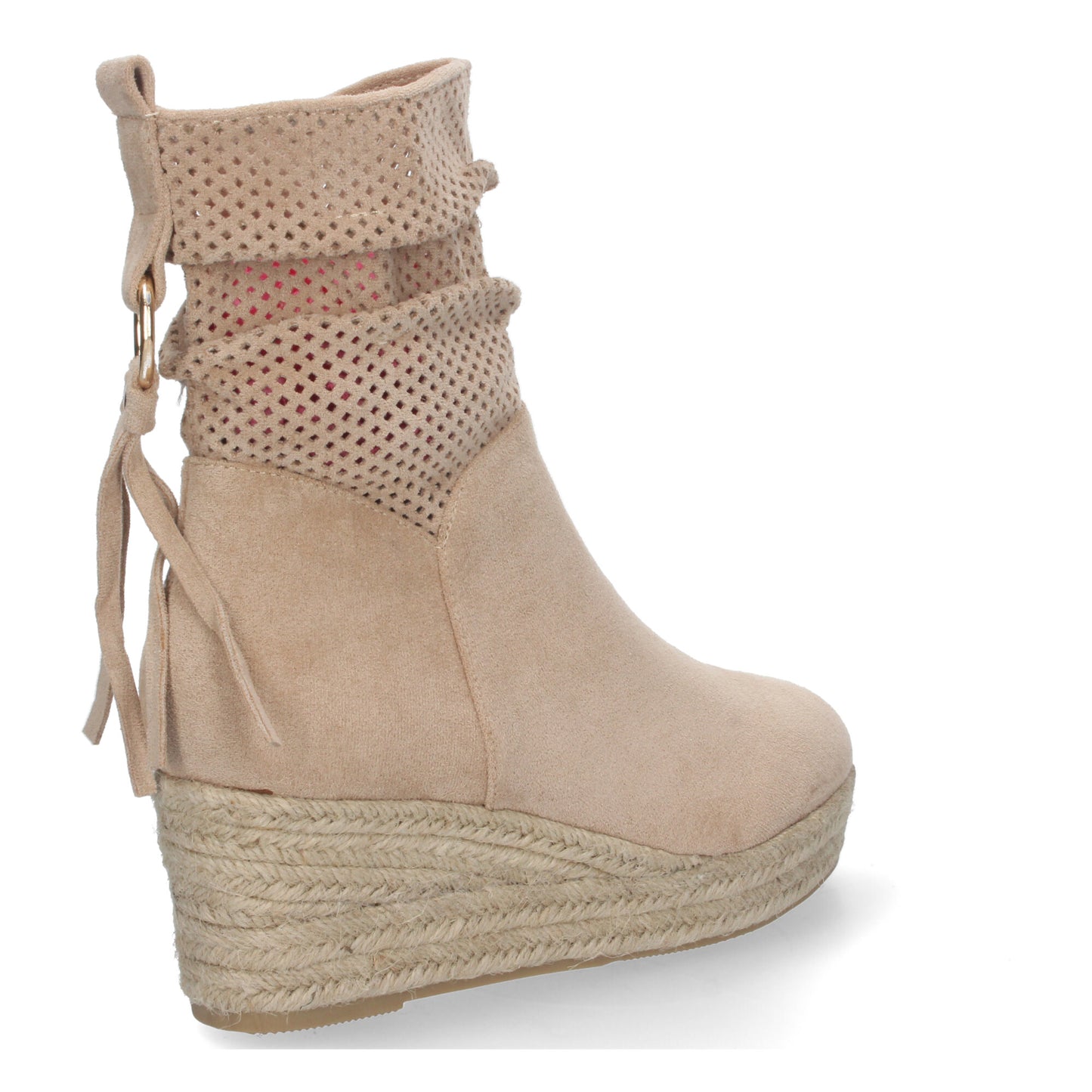 Botines con Cuña de Yute para Mujer. C�m