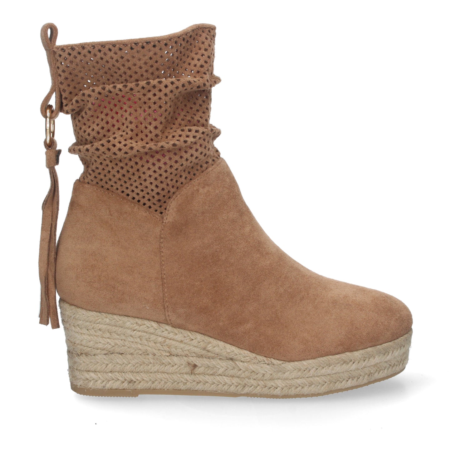 Botines con Cuña de Yute para Mujer. C�m