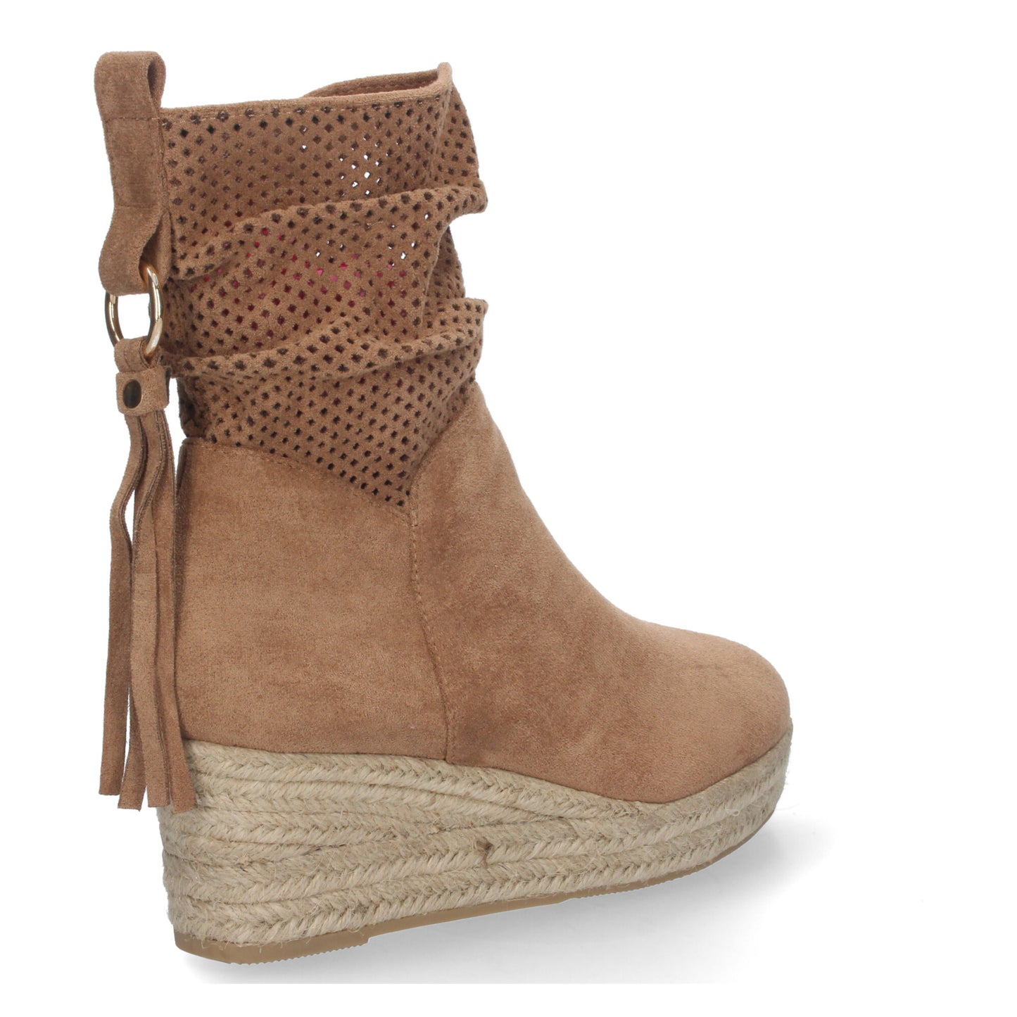 Botines con Cuña de Yute para Mujer. C�m