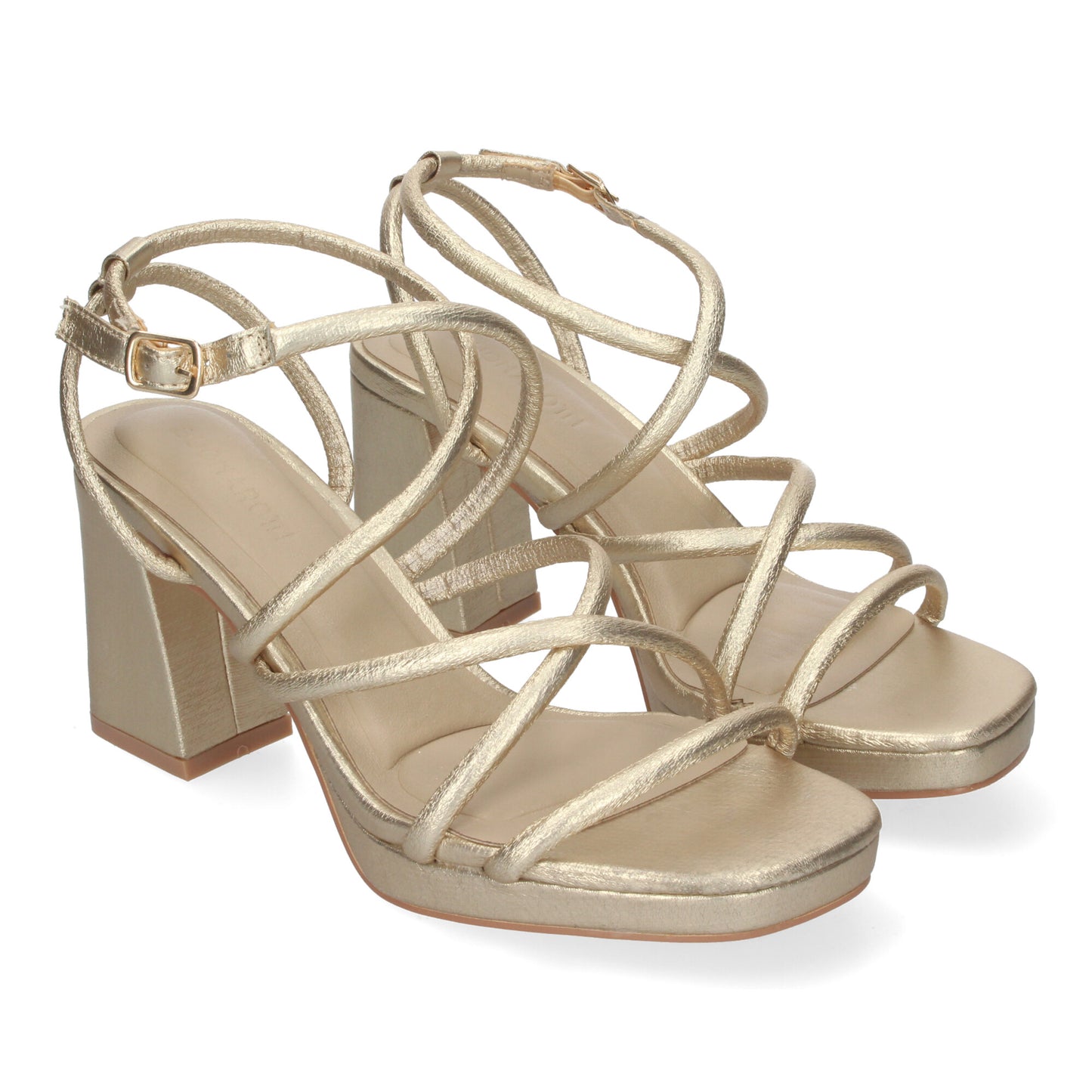 Sandalia de Tacon para Mujer  Comoda  con Tiras en