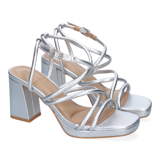 Sandalia de Tacon para Mujer  Comoda  con Tiras en