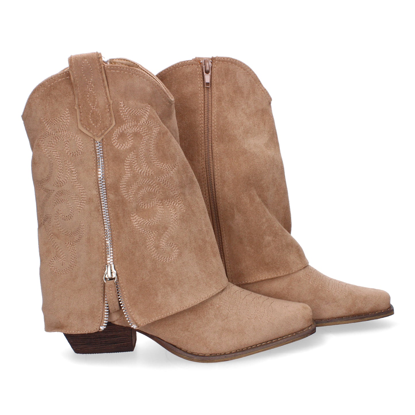 Botas de tacón para Mujer Estilo Cowboy Polaina Comodas y Elegantes con