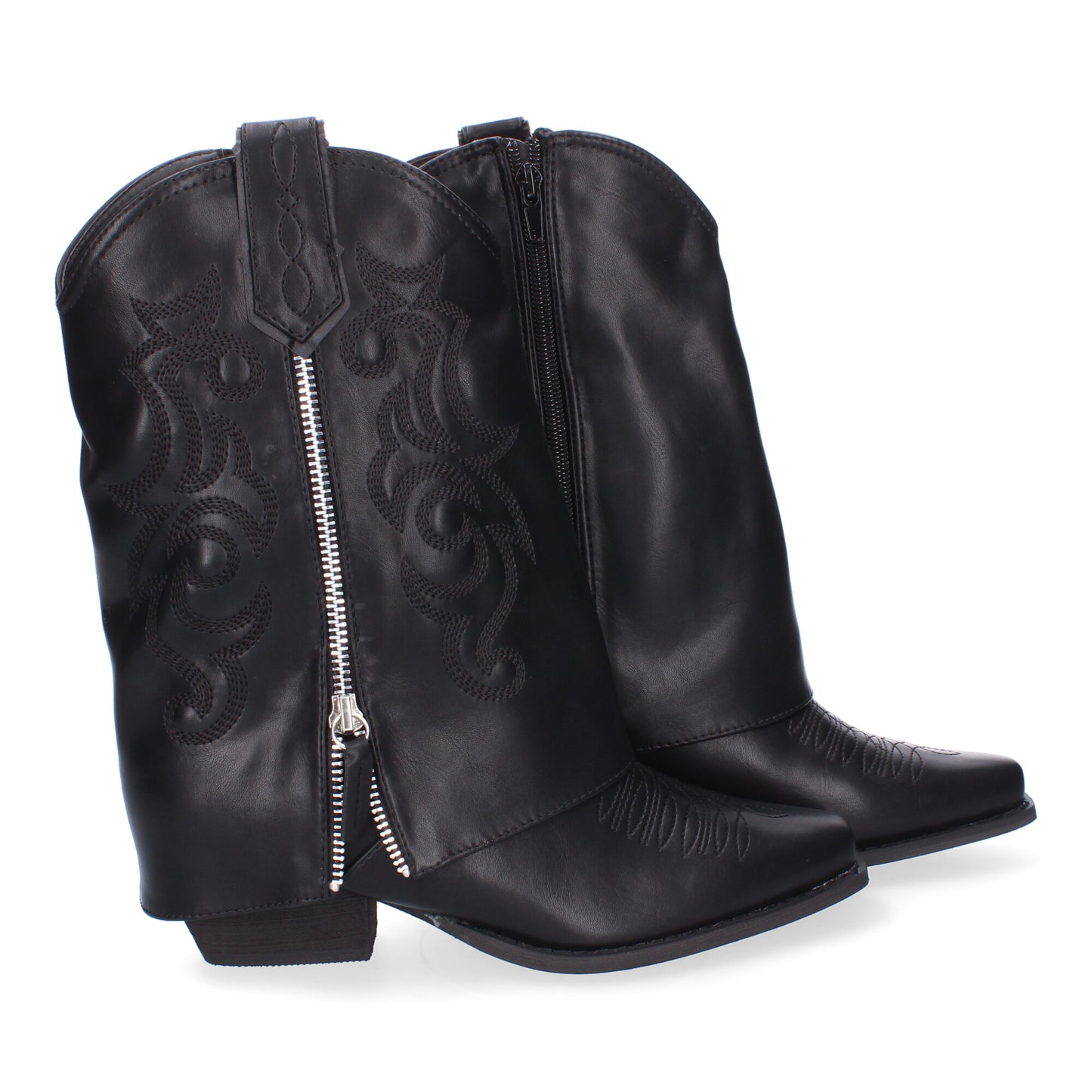 Botas de tacón para Mujer Estilo Cowboy Polaina Comodas y Elegantes con