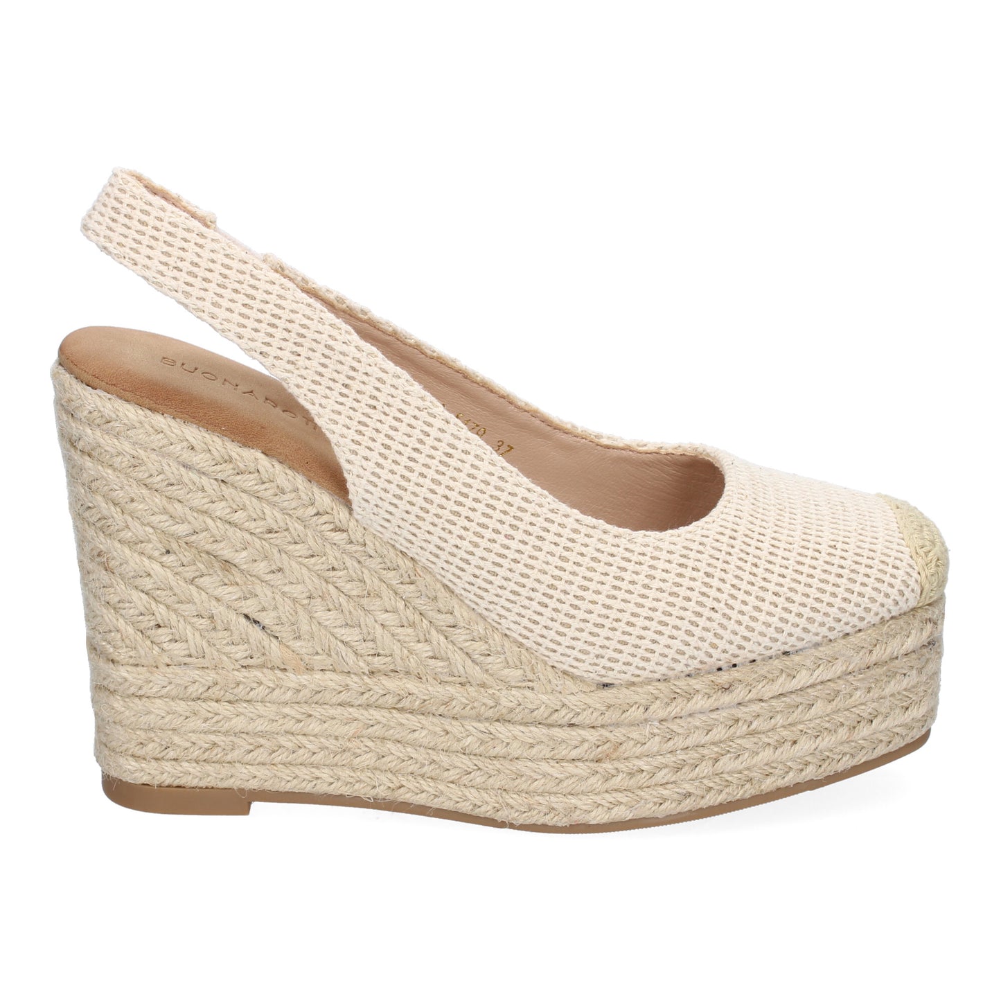 Sandalia de cuña de Yute para Mujer  Comodas y Ele