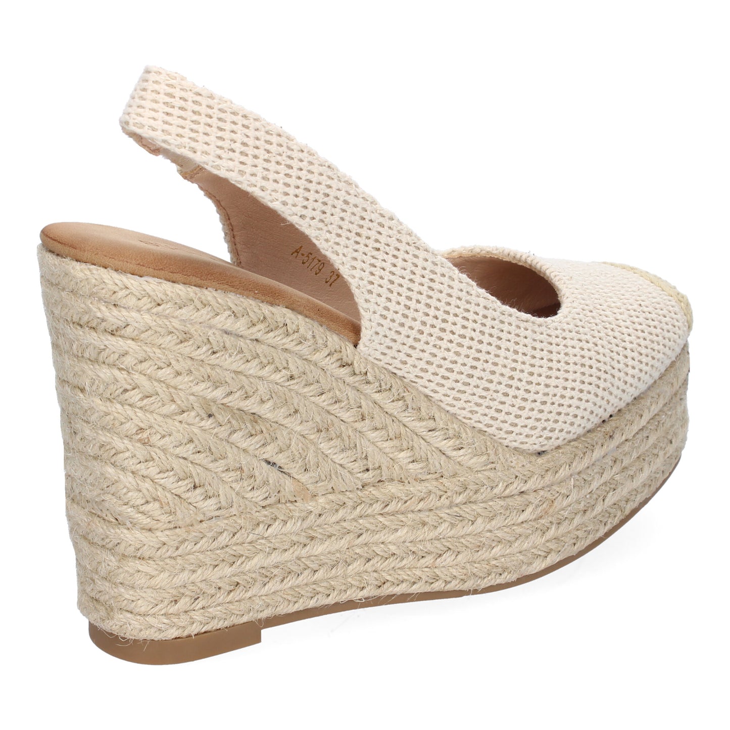 Sandalia de cuña de Yute para Mujer  Comodas y Ele