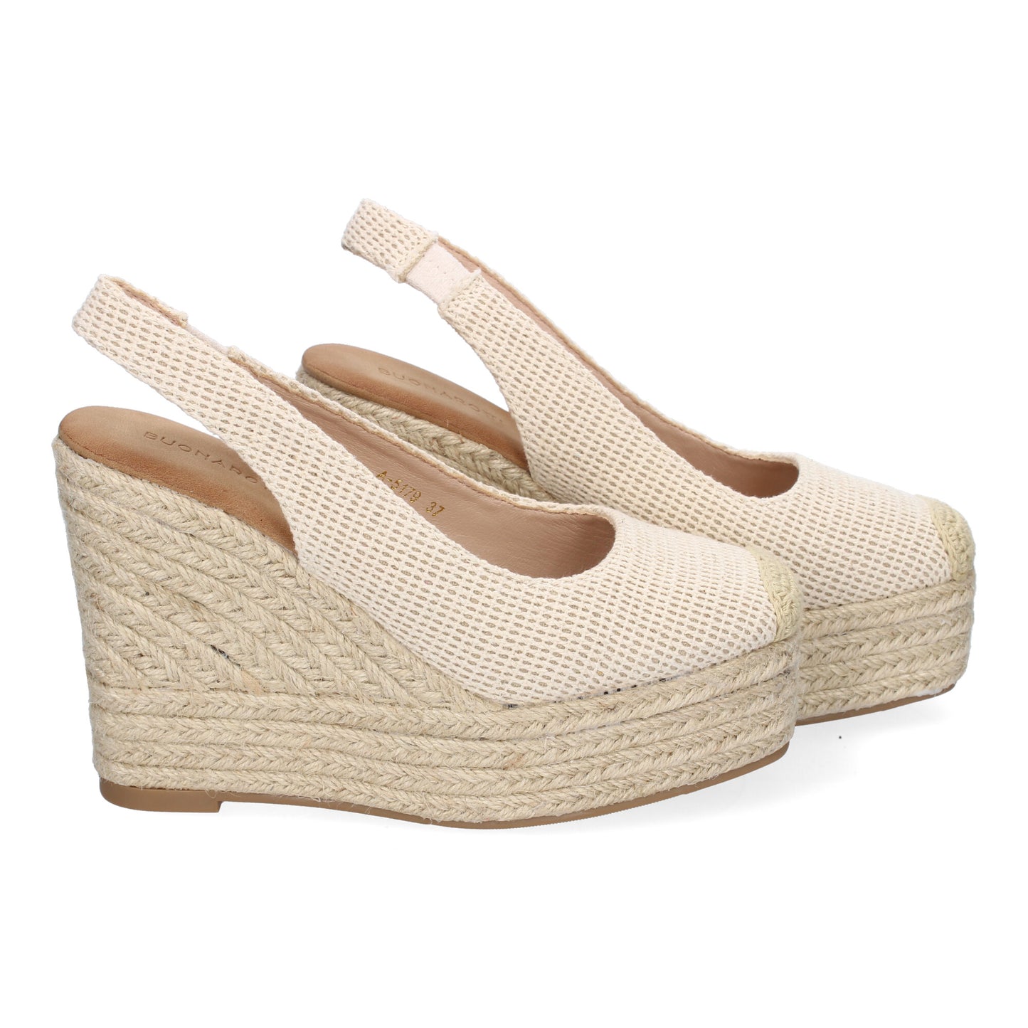 Sandalia de cuña de Yute para Mujer  Comodas y Ele