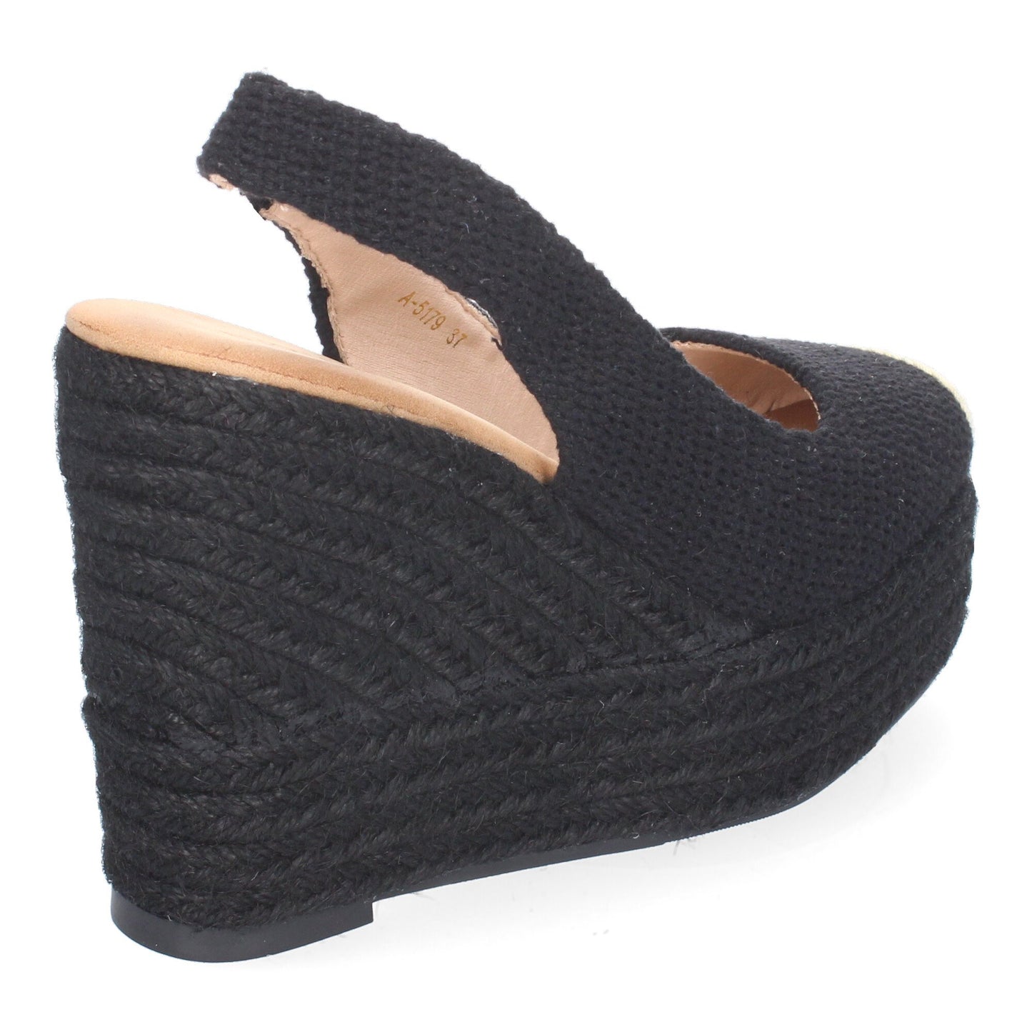 Sandalia de cuña de Yute para Mujer  Comodas y Ele