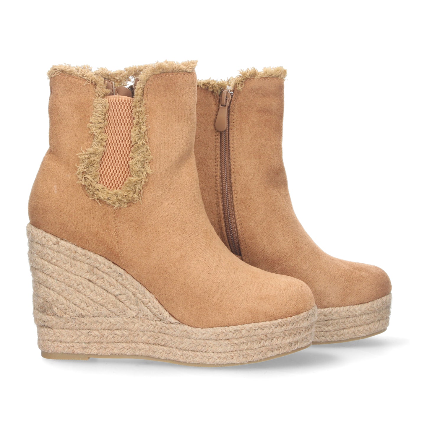 Botin de cuña de yute para mujer  materi