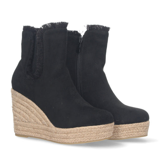 Botin de cuña de yute para mujer  materi
