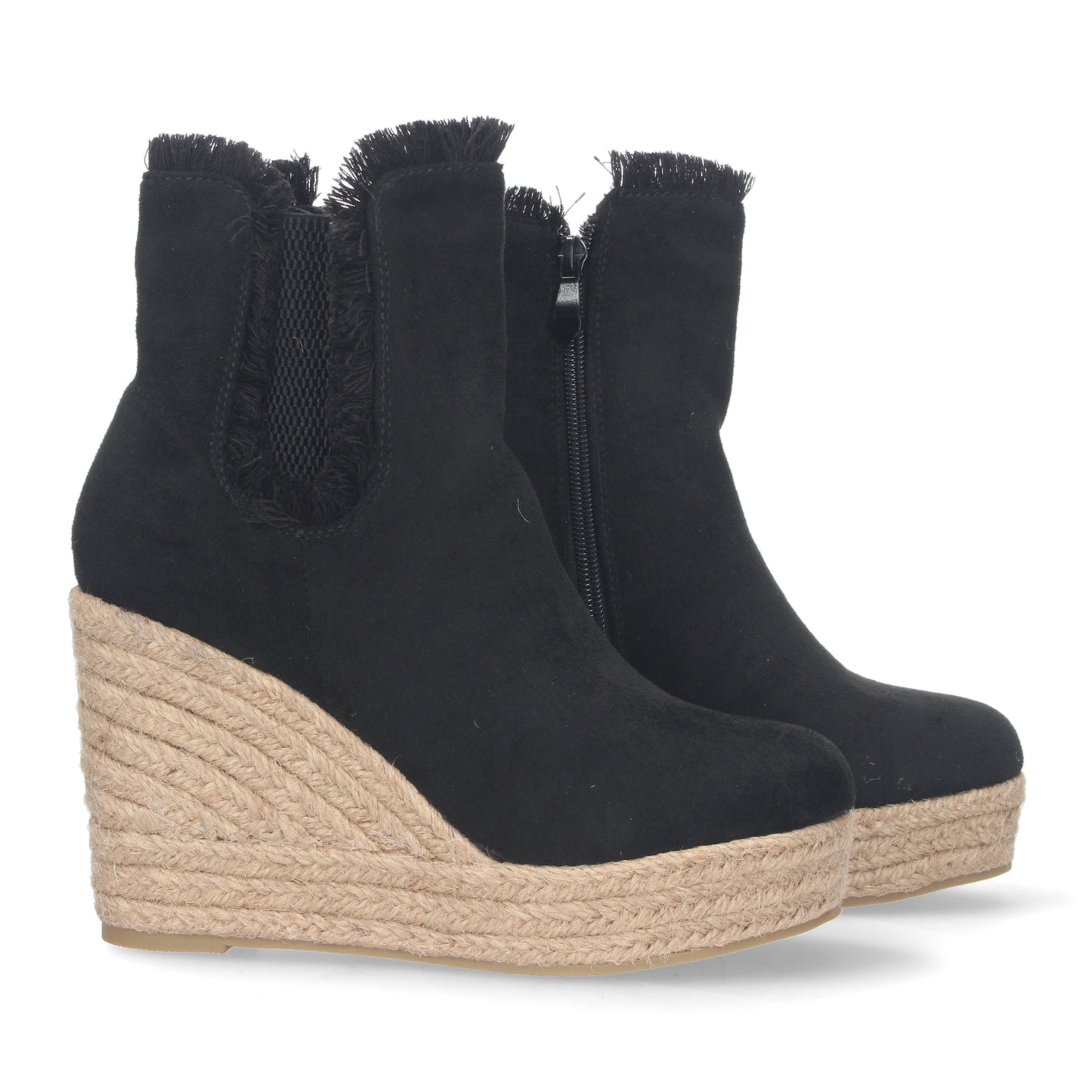 Botin de cuña de yute para mujer materi