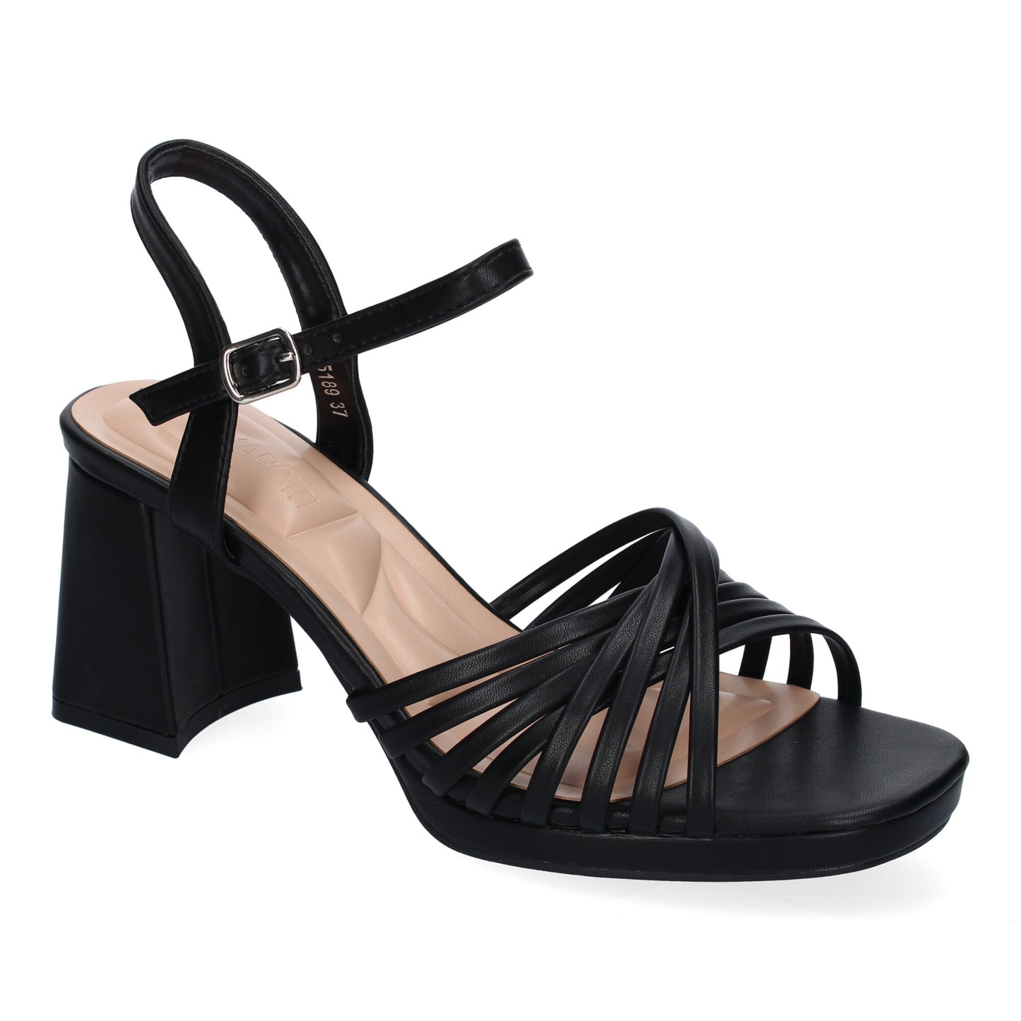 Sandalia de Tacon Ancho para Mujer  Comodo  Pala c