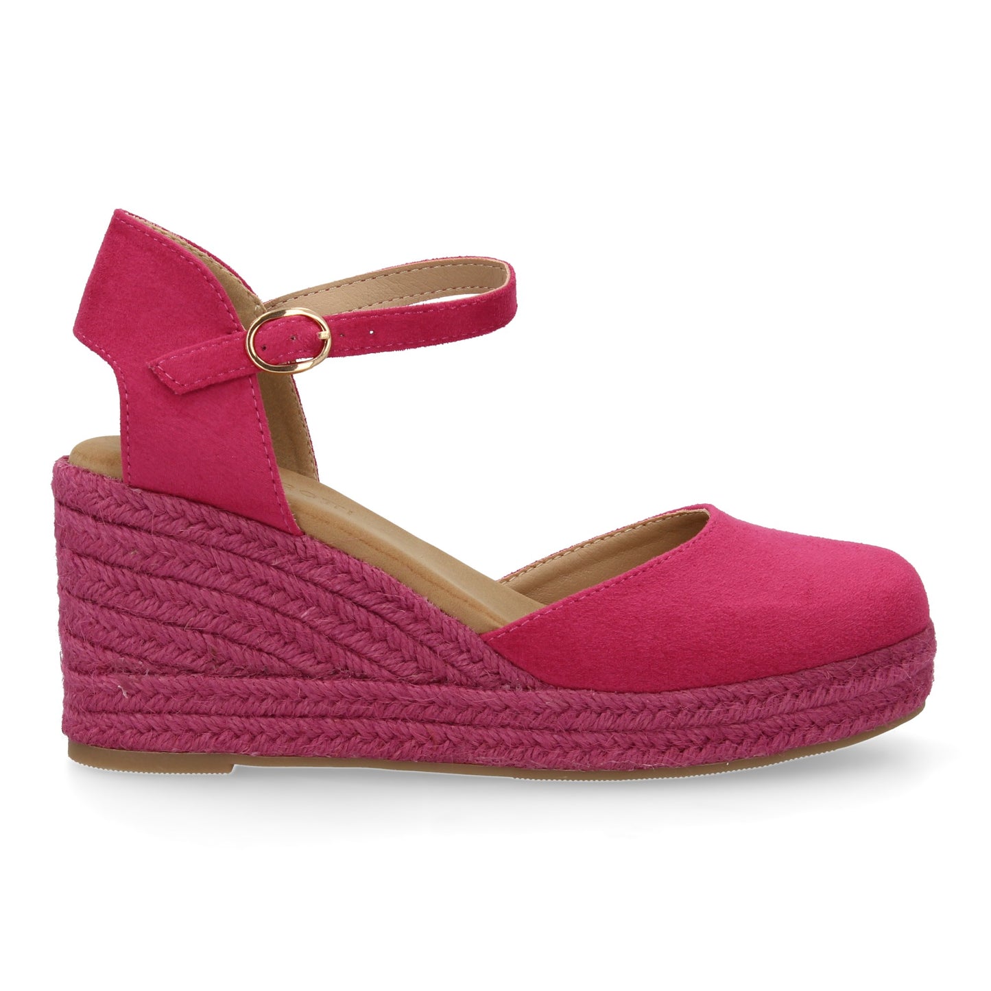Sandalia de cuña de yute para mujer comodas y elegantes dis