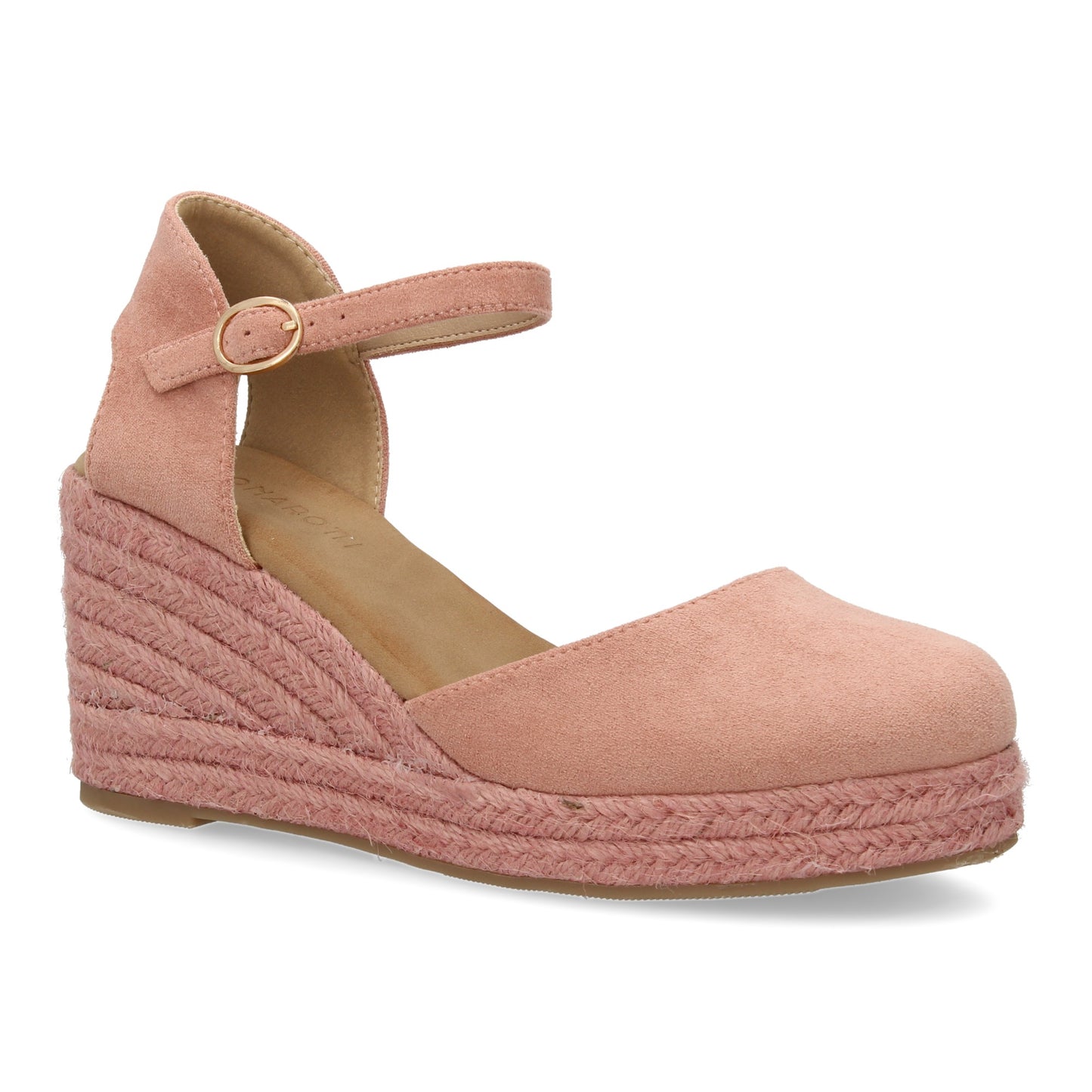 Sandalia de cuña de yute para mujer comodas y elegantes dis