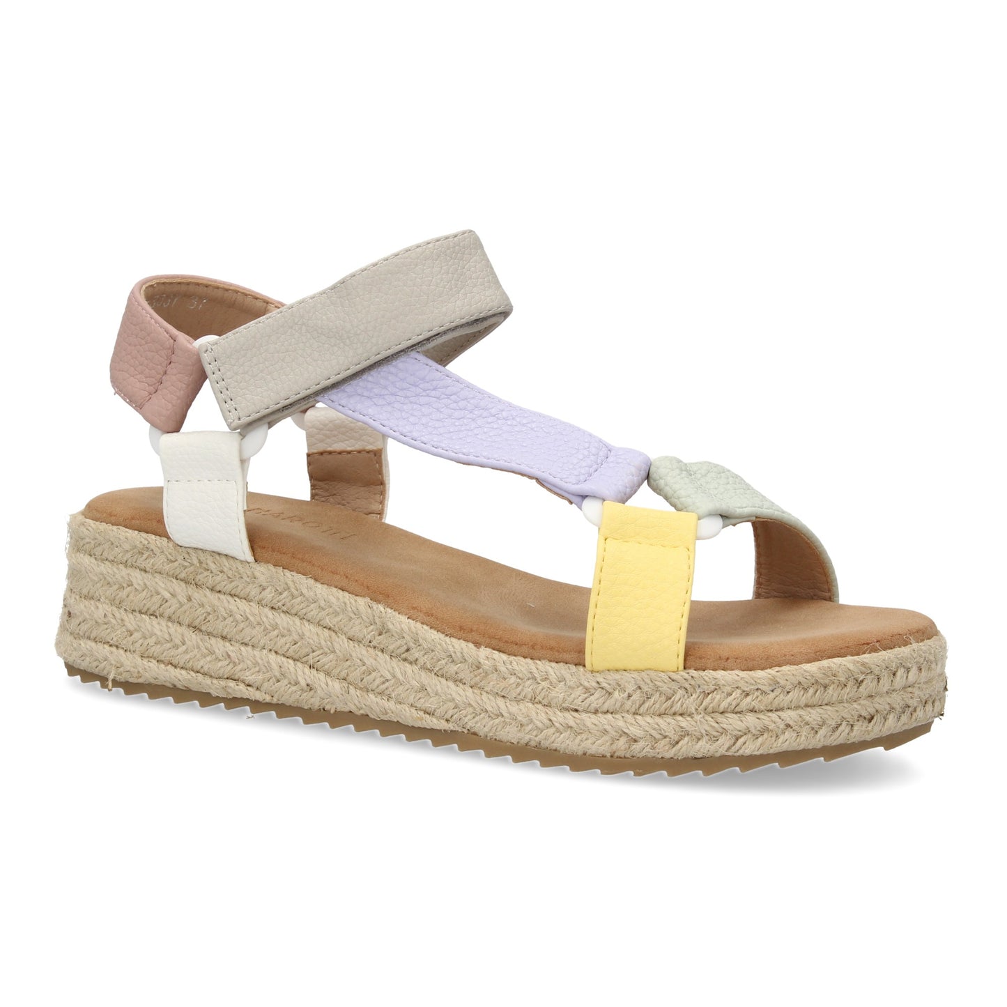 Sandalias planas de yute para mujer diseño moderno y elegan