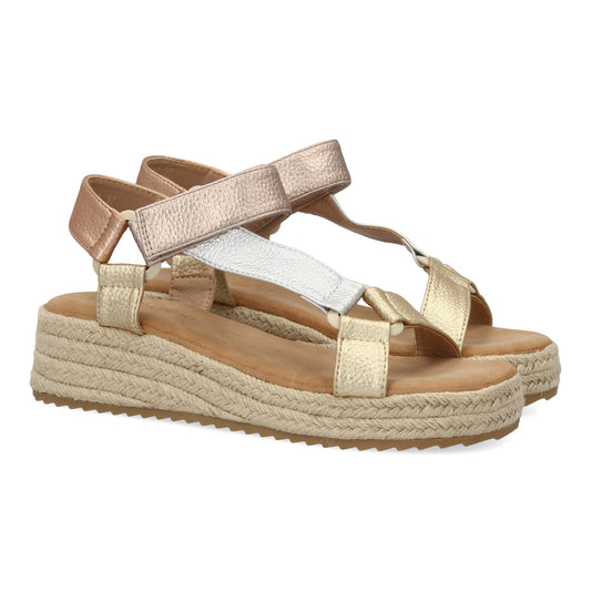 Sandalias planas de yute para mujer  diseño moderno y elegan