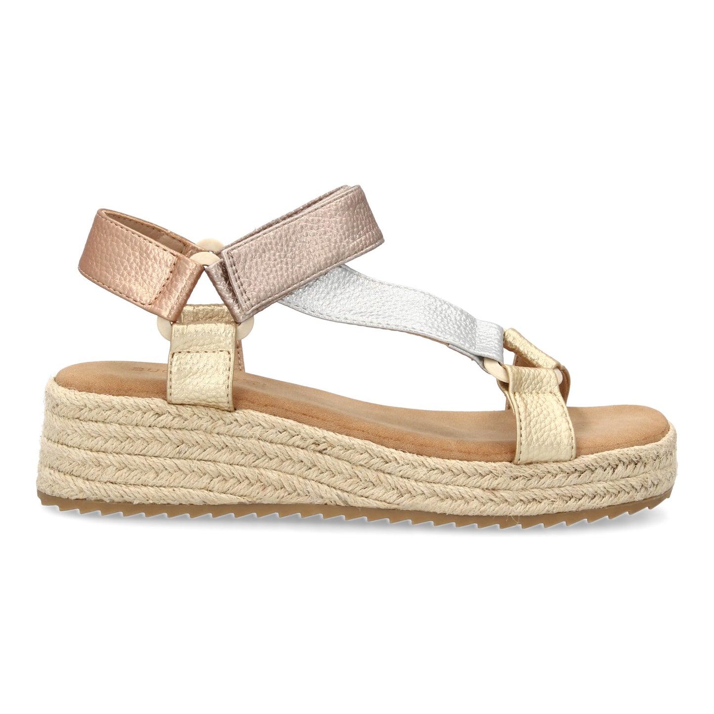 Sandalias planas de yute para mujer diseño moderno y elegan