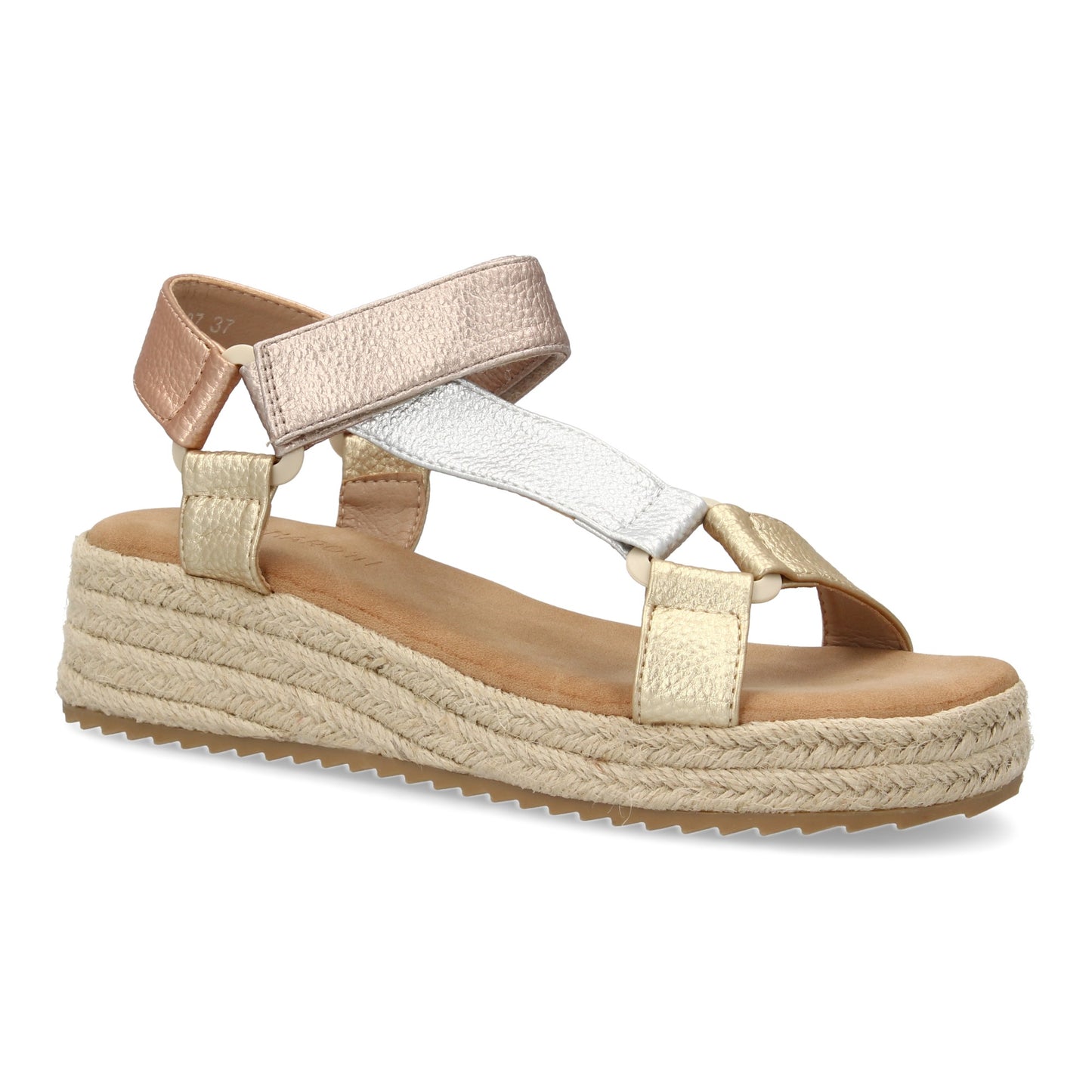 Sandalias planas de yute para mujer diseño moderno y elegan
