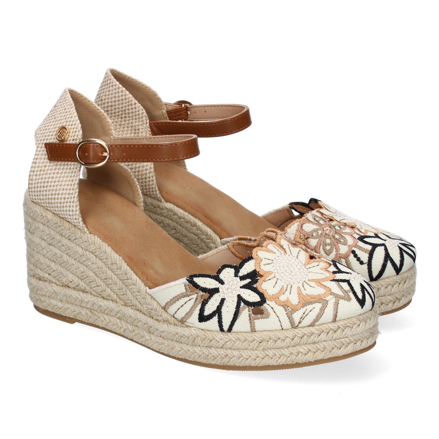 Sandalias Valencianas de cuña para Mujer con Dise�