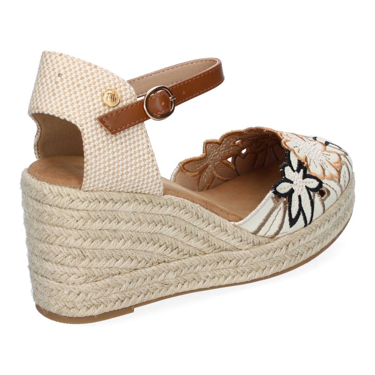 Sandalias Valencianas de cuña para Mujer con Dise�