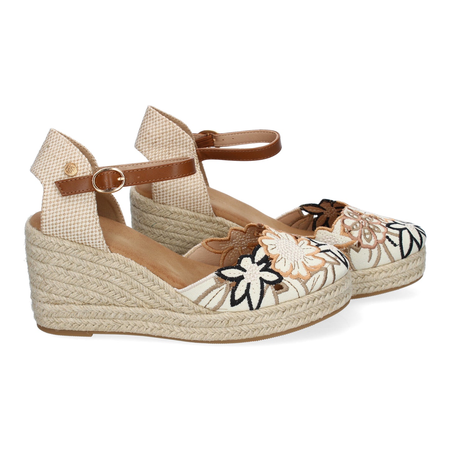 Sandalias Valencianas de cuña para Mujer con Dise�