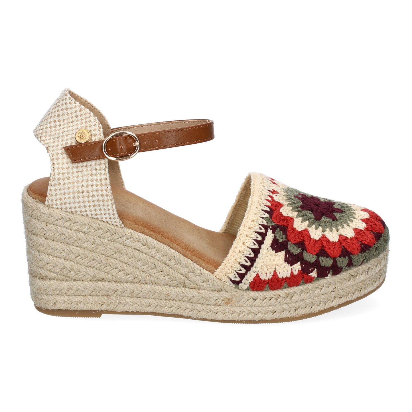 Sandalias Valencianas de cuña para Mujer con Dise�