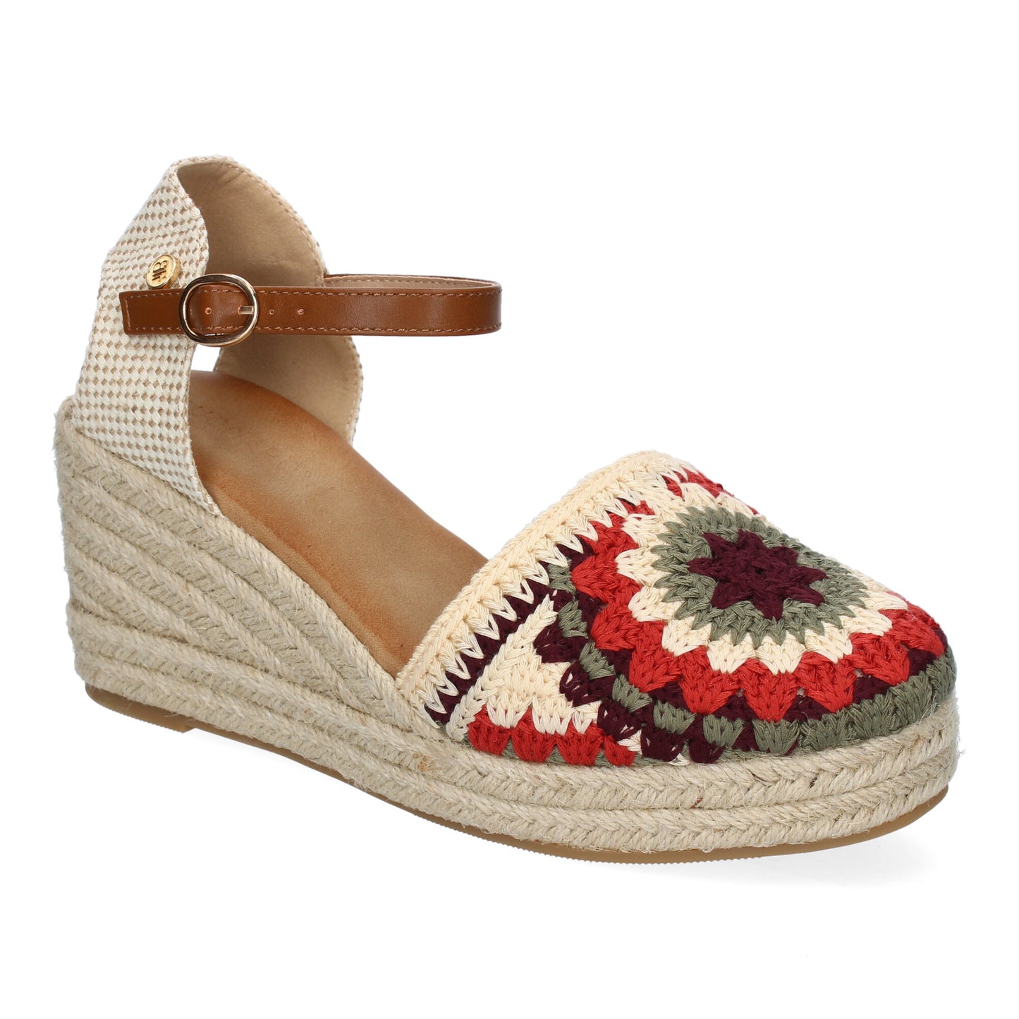 Sandalias Valencianas de cuña para Mujer con Dise�