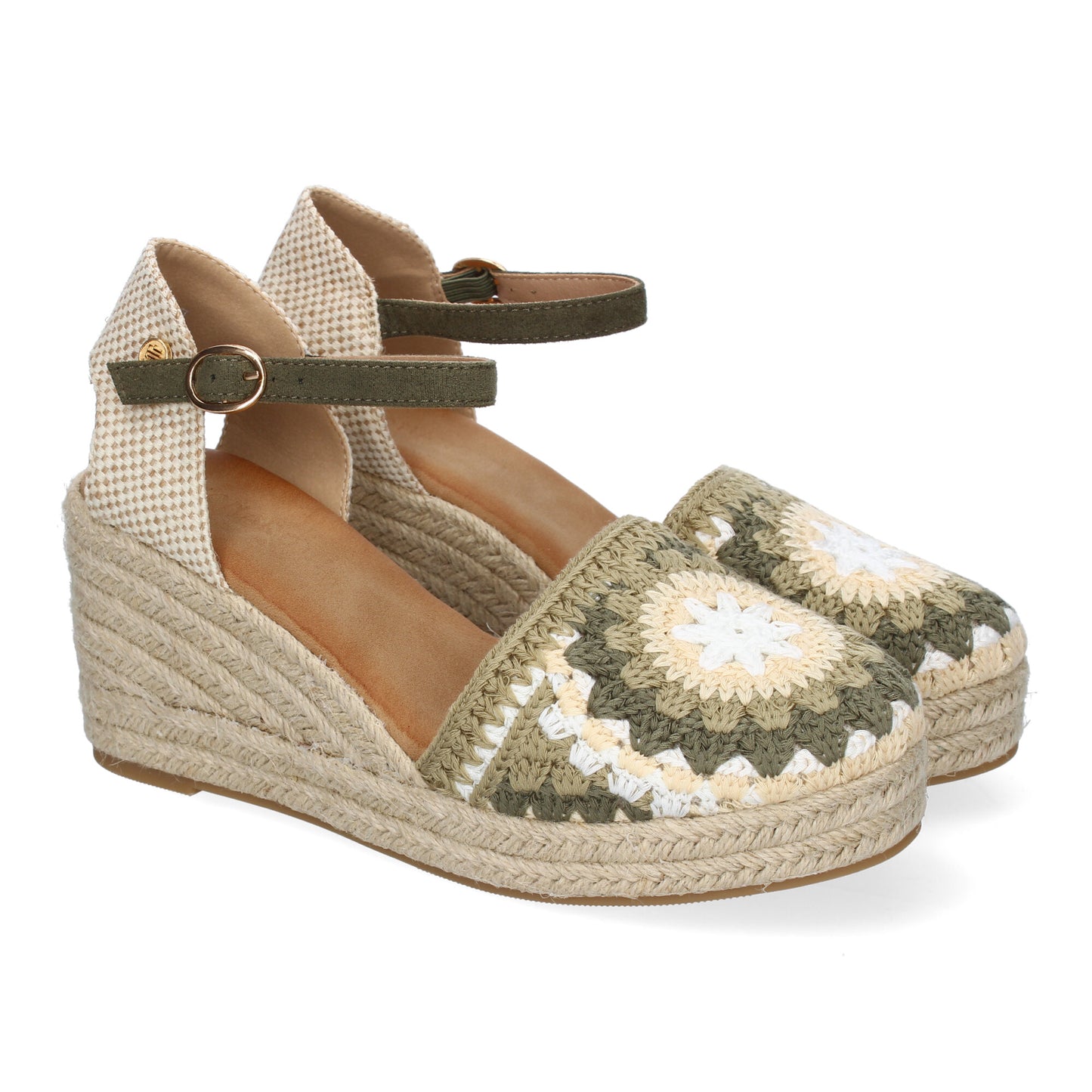 Sandalias Valencianas de cuña para Mujer con Dise�