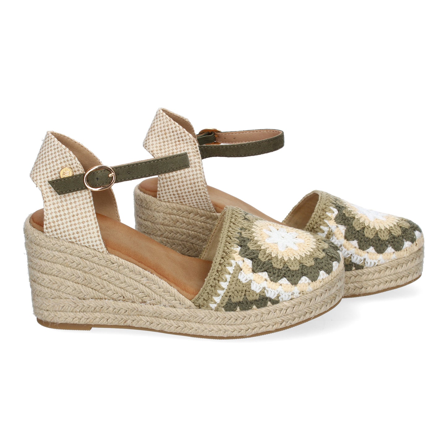 Sandalias Valencianas de cuña para Mujer con Dise�
