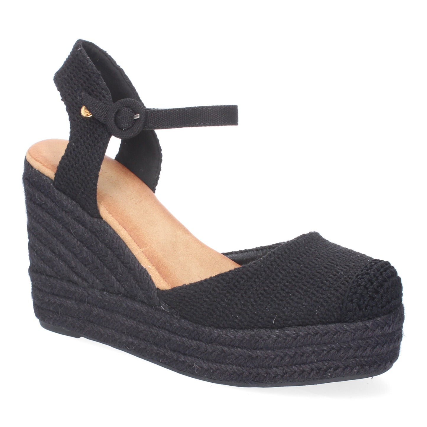 Sandalia de cuña de Yute para Mujer con Pala Cerra