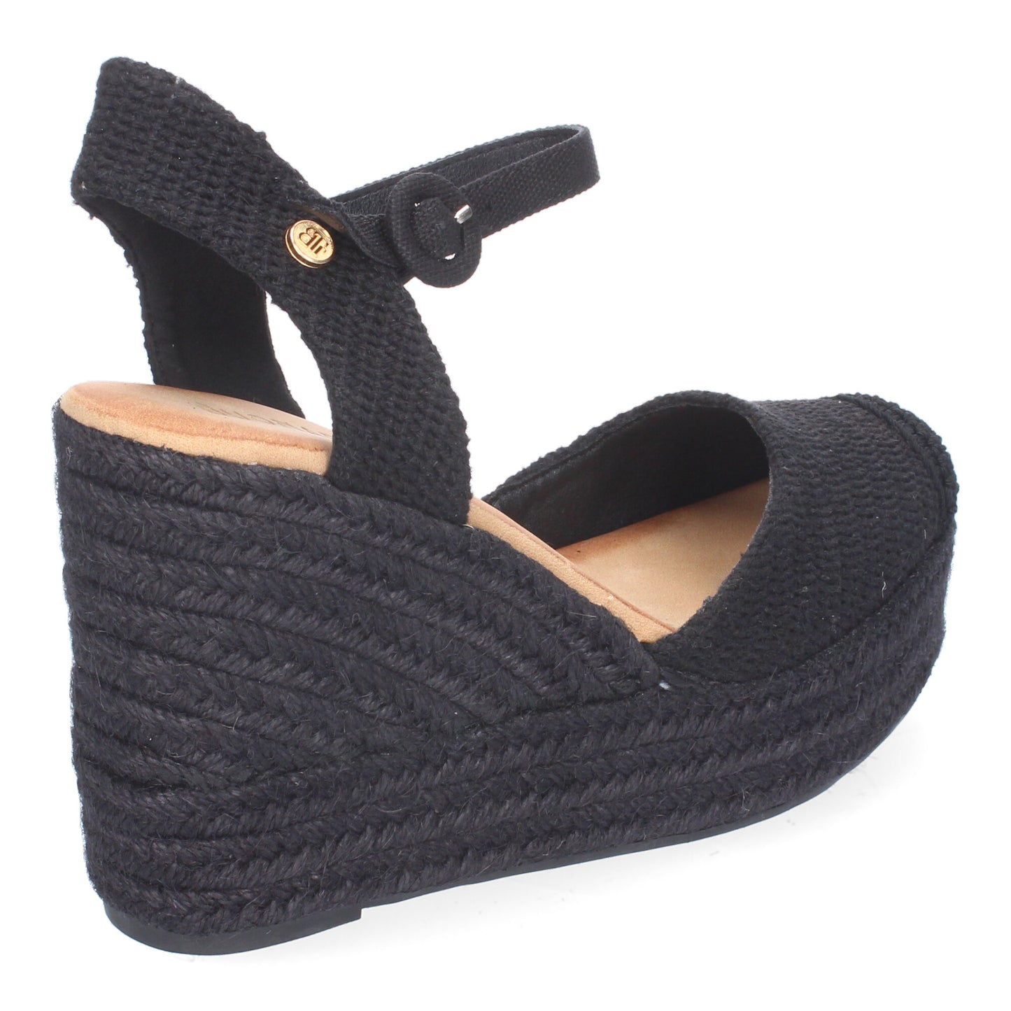 Sandalia de cuña de Yute para Mujer con Pala Cerra