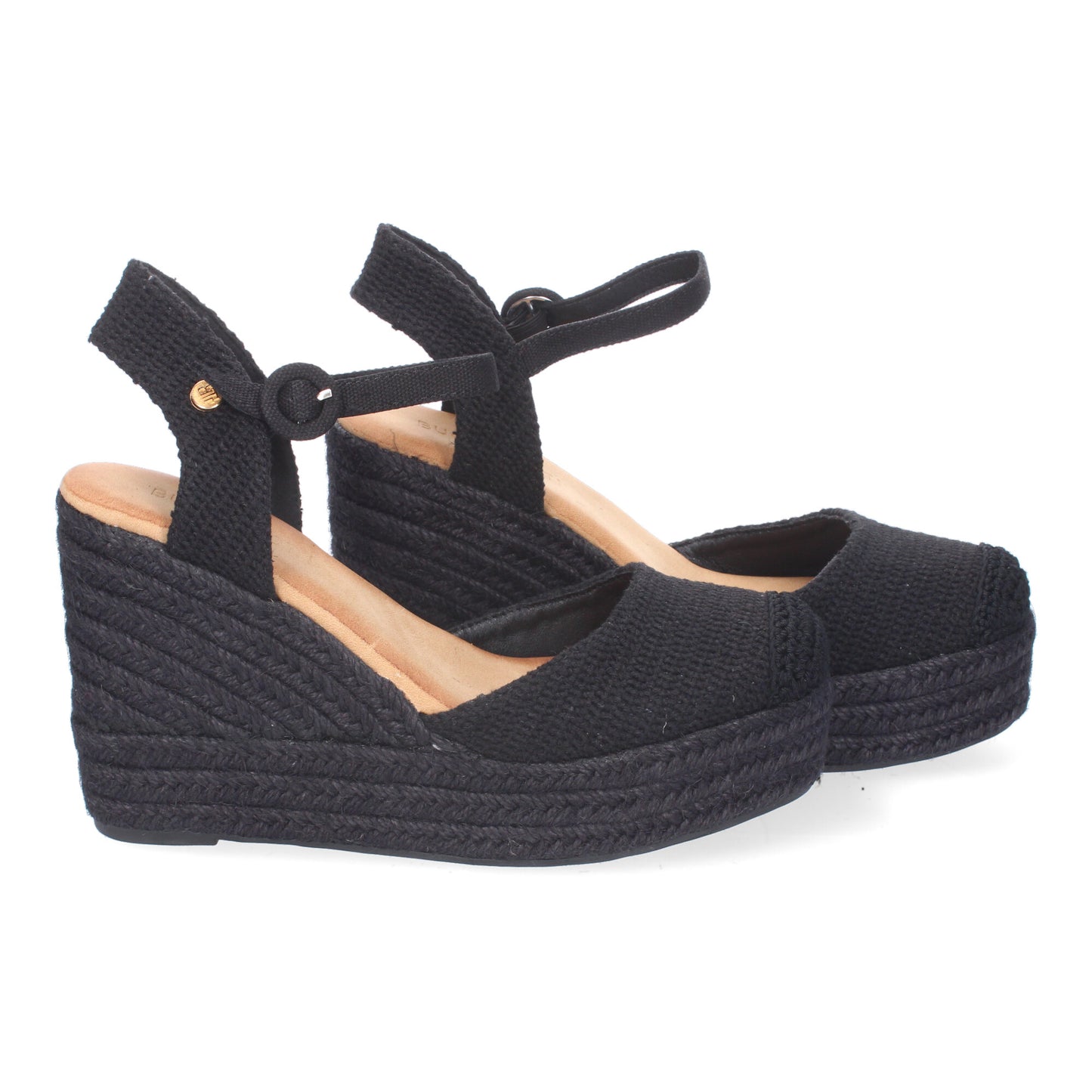 Sandalia de cuña de Yute para Mujer con Pala Cerra