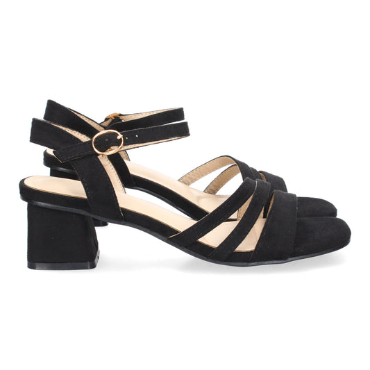 Sandalia de Tacon para Mujer  Comoda  Triple Pala