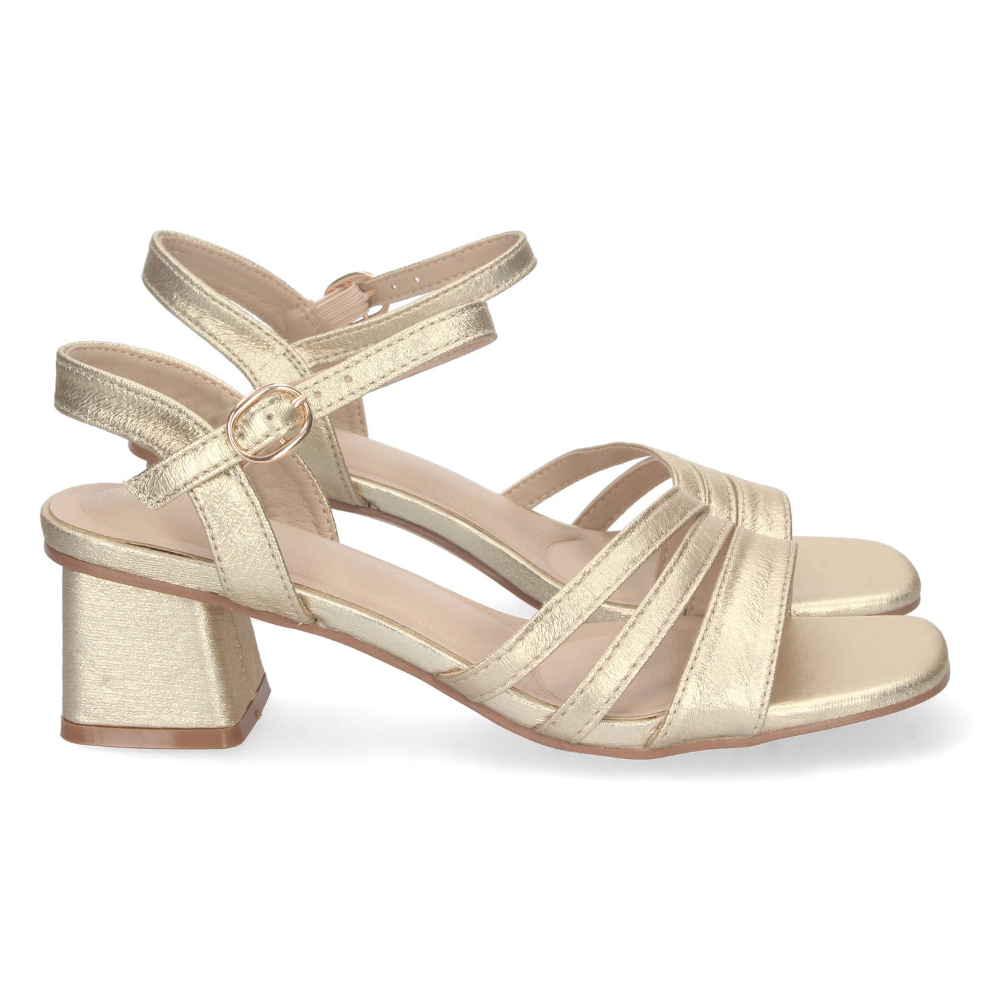 Sandalia de Tacon para Mujer  Comoda  Triple Pala