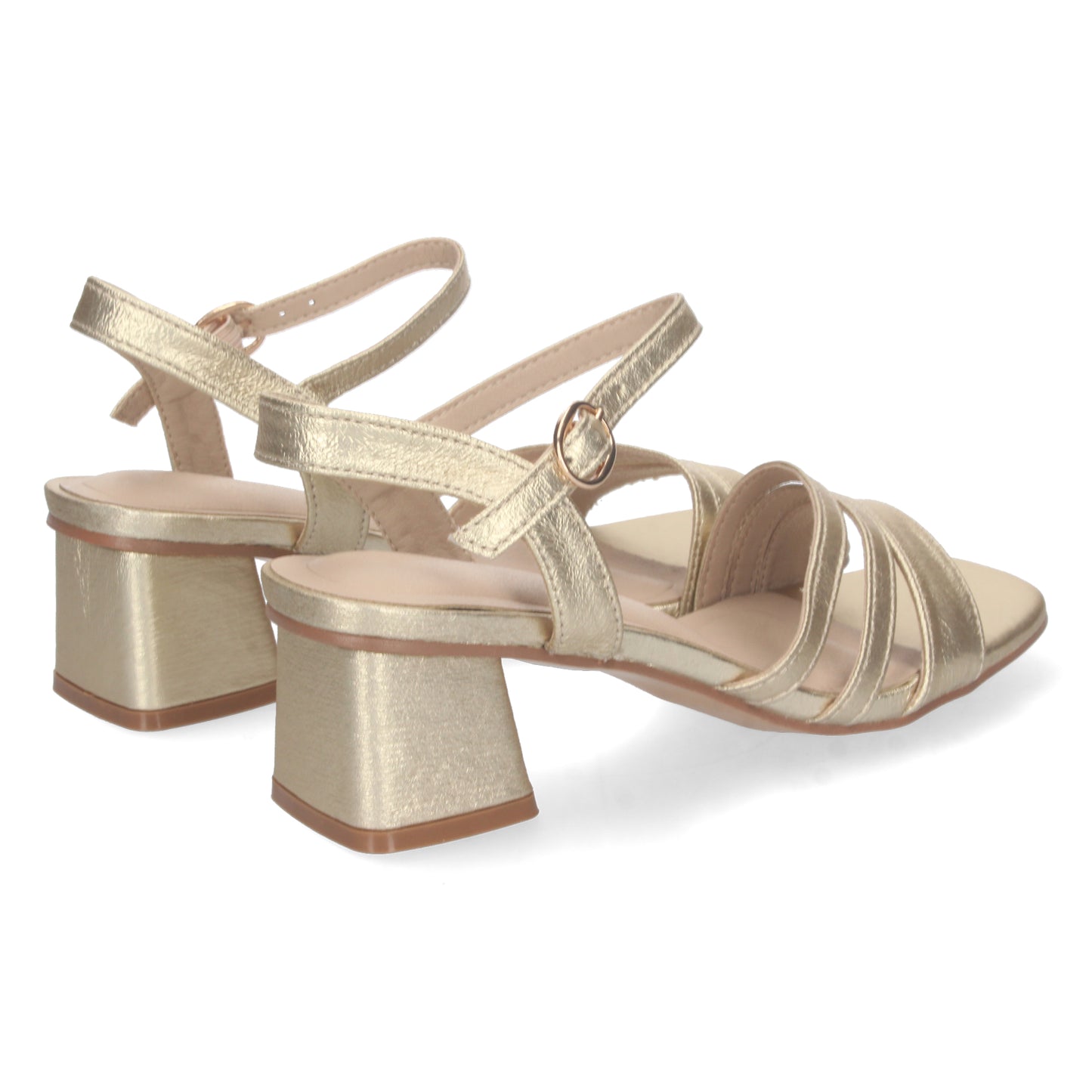 Sandalia de Tacon para Mujer  Comoda  Triple Pala