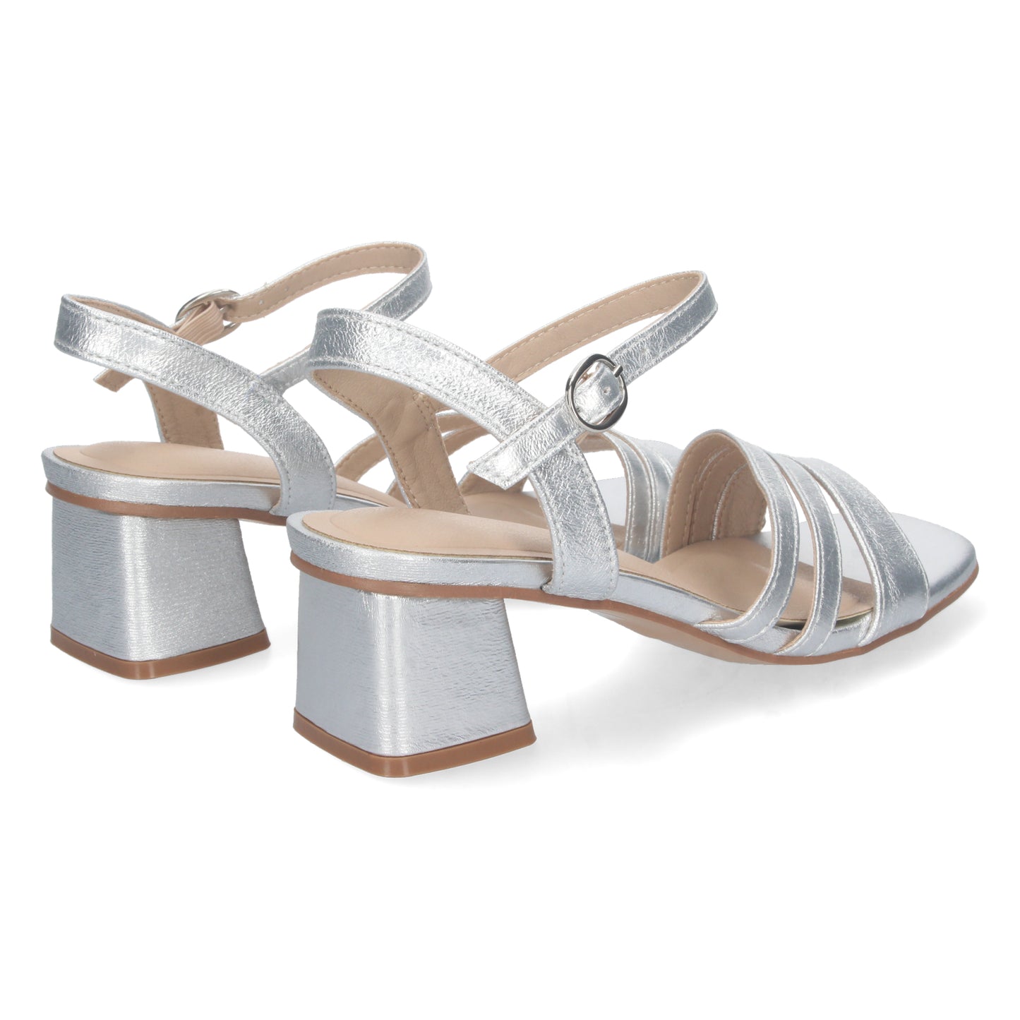 Sandalia de Tacon para Mujer  Comoda  Triple Pala