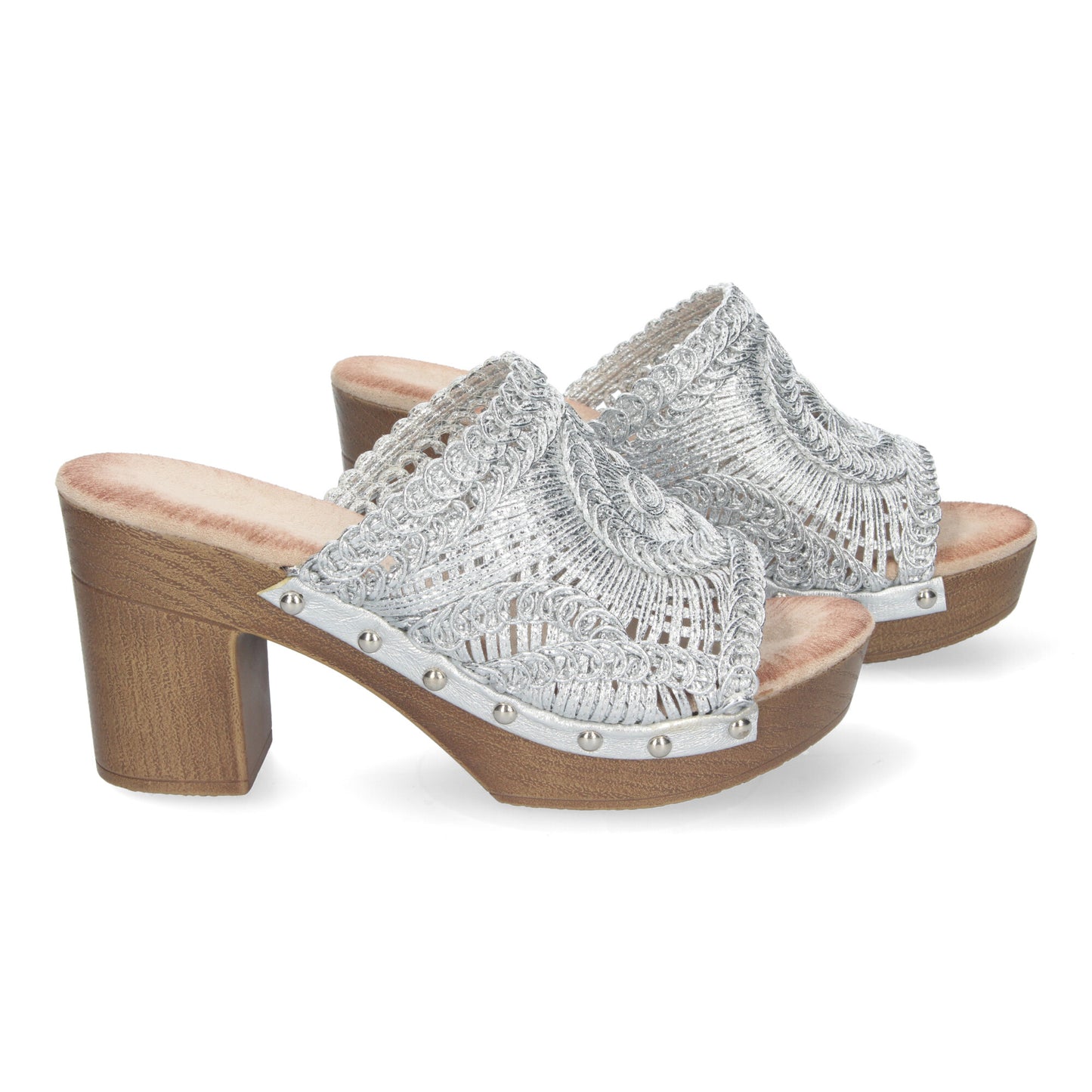 Zueco de Tacon Alto para Mujer Comodo