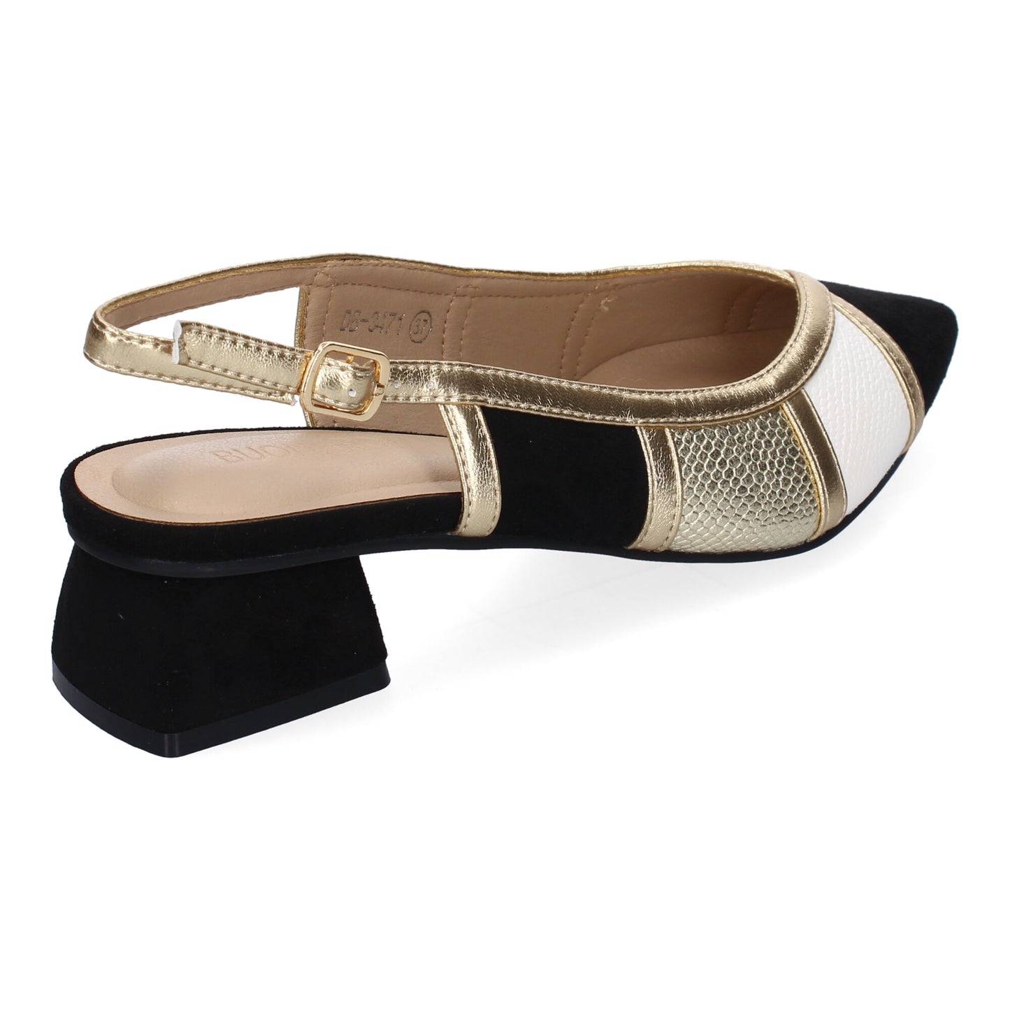 Zapato Plano de Mujer Comodo Estilo Salon de Pu