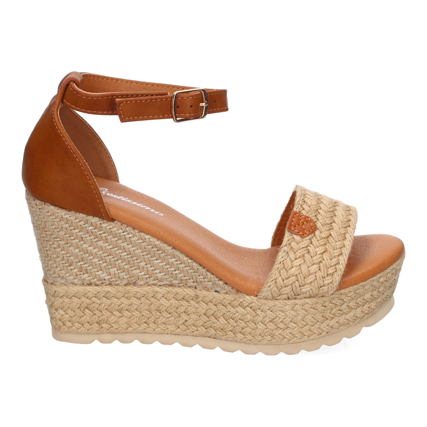 Sandalia de cuña de Yute para Mujer  Comodas y Ele