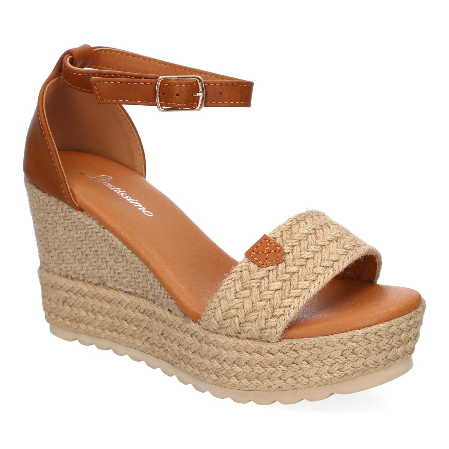 Sandalia de cuña de Yute para Mujer  Comodas y Ele