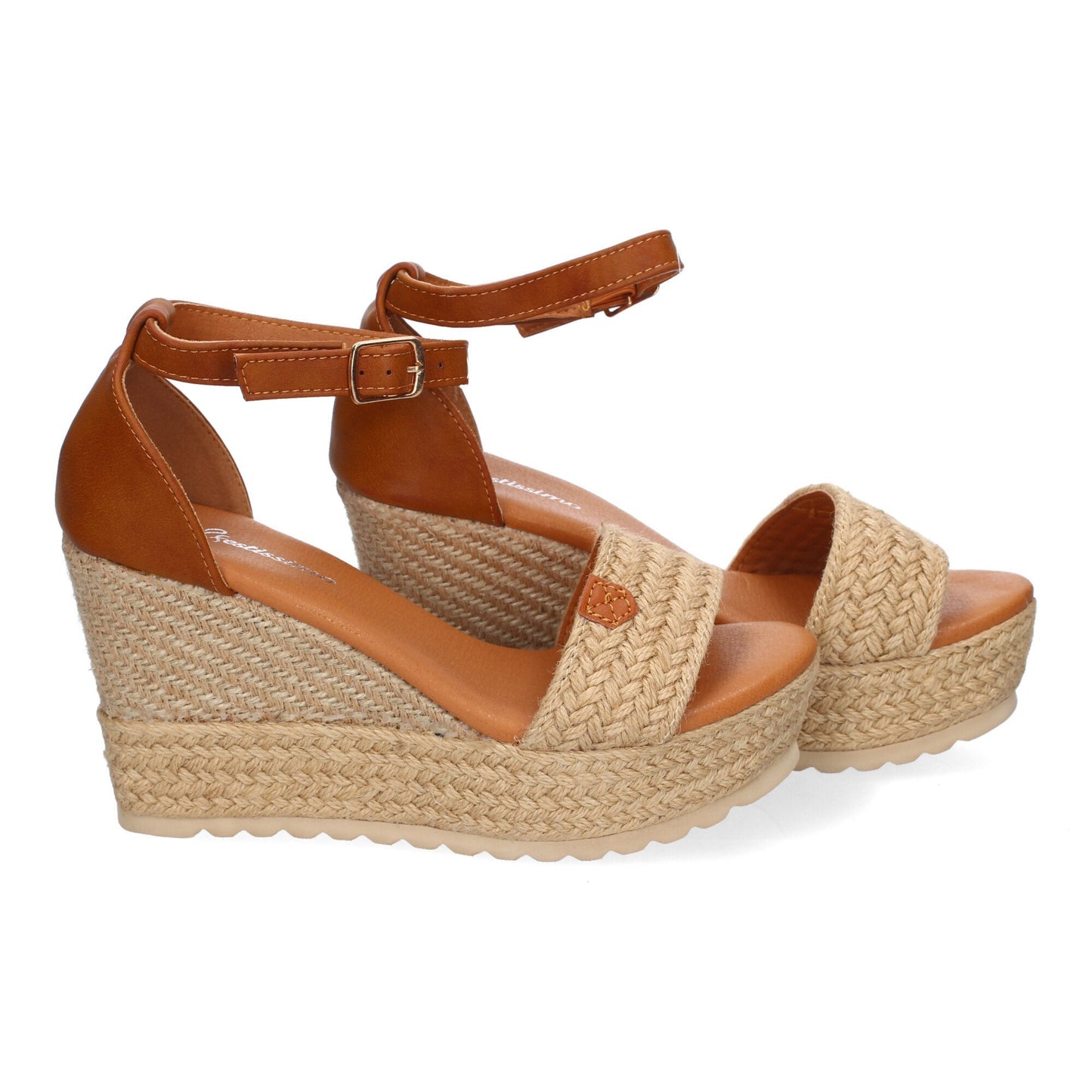 Sandalia de cuña de Yute para Mujer  Comodas y Ele