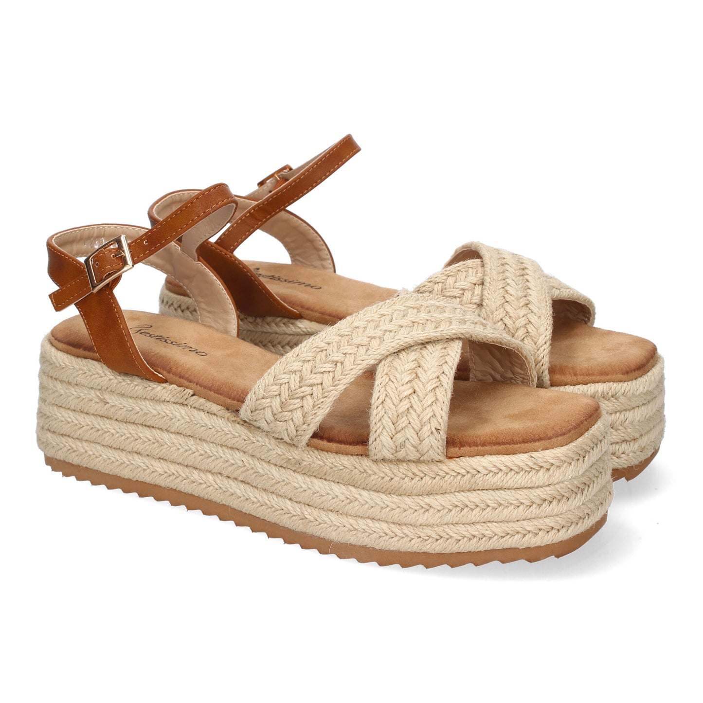 Sandalia de Plataforma de Yute para Mujer  Comodas